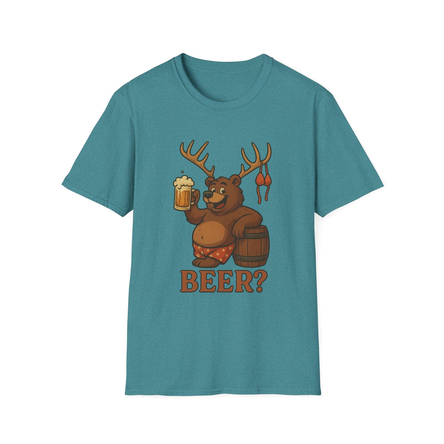 Bear? Deer? Beer? Funny Beer Casual Tee-Shirt