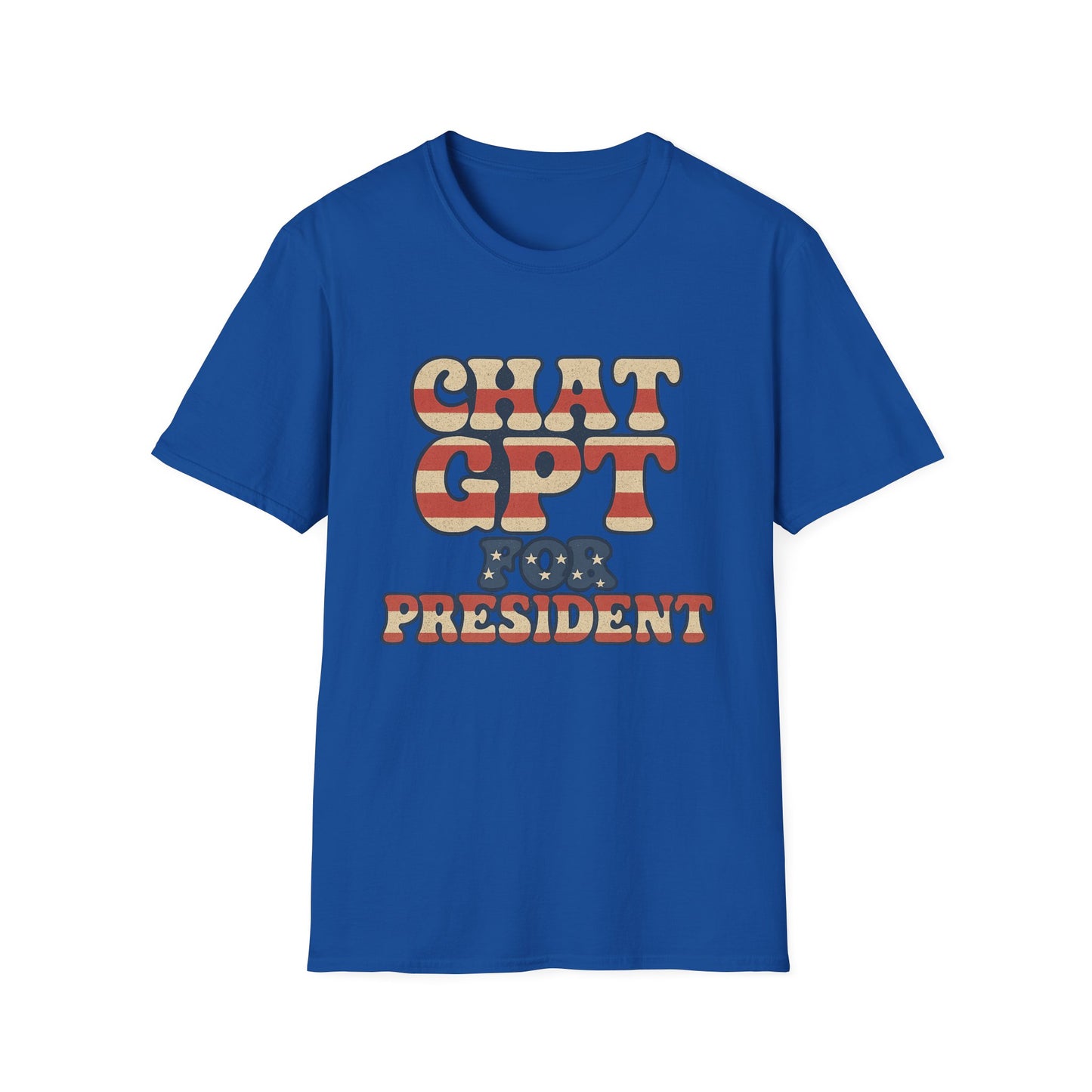 "Chat GPT for President" Softstyle Casual Tee-Shirt