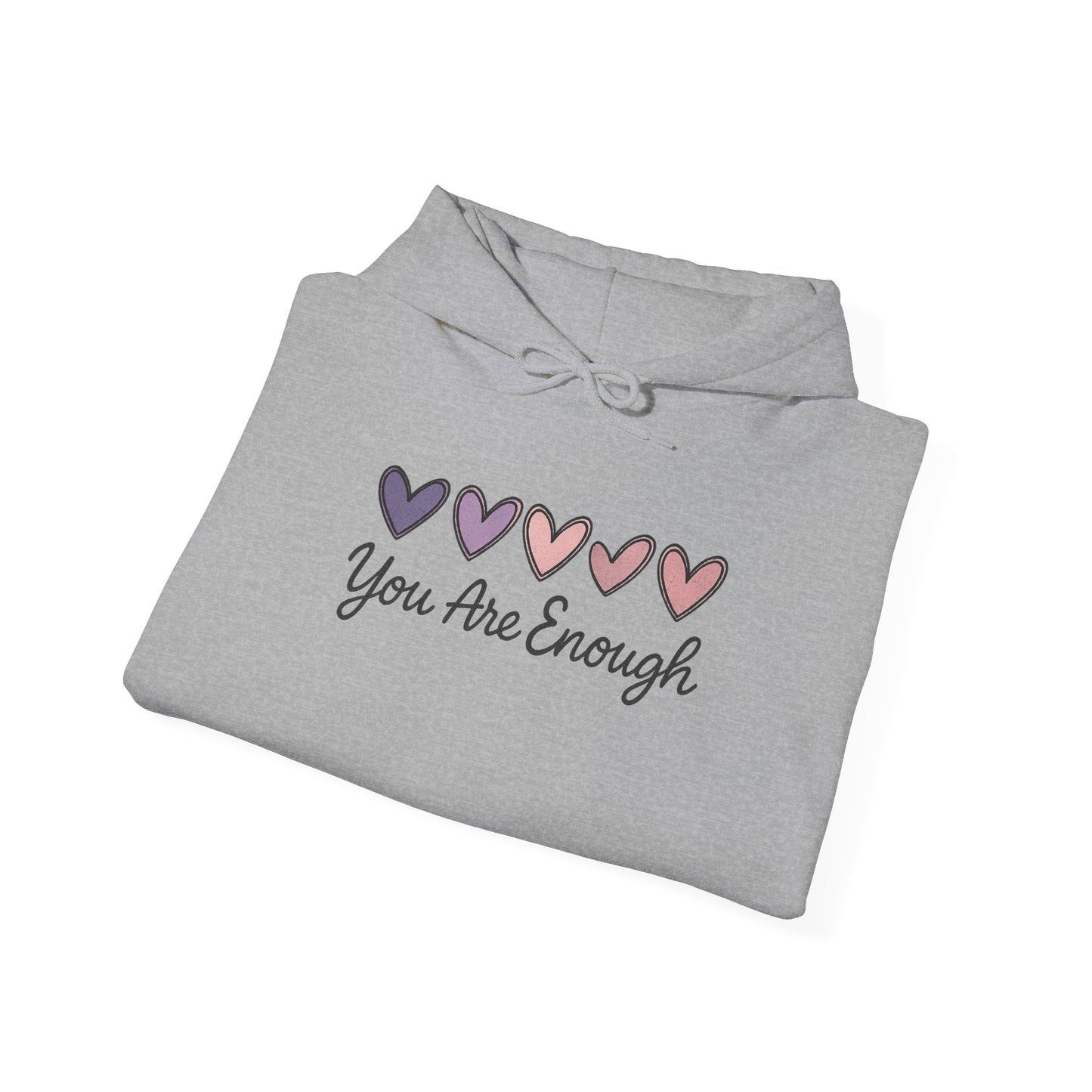 "You Are Enough" Hearts Women's Sweatshirt