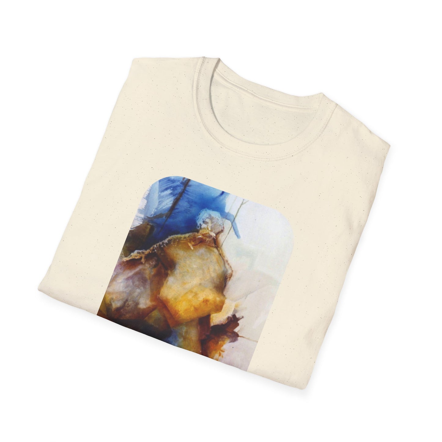 Creative 1960s-Era Authentic Painting Print Tee - "Allfather's Gambit"
