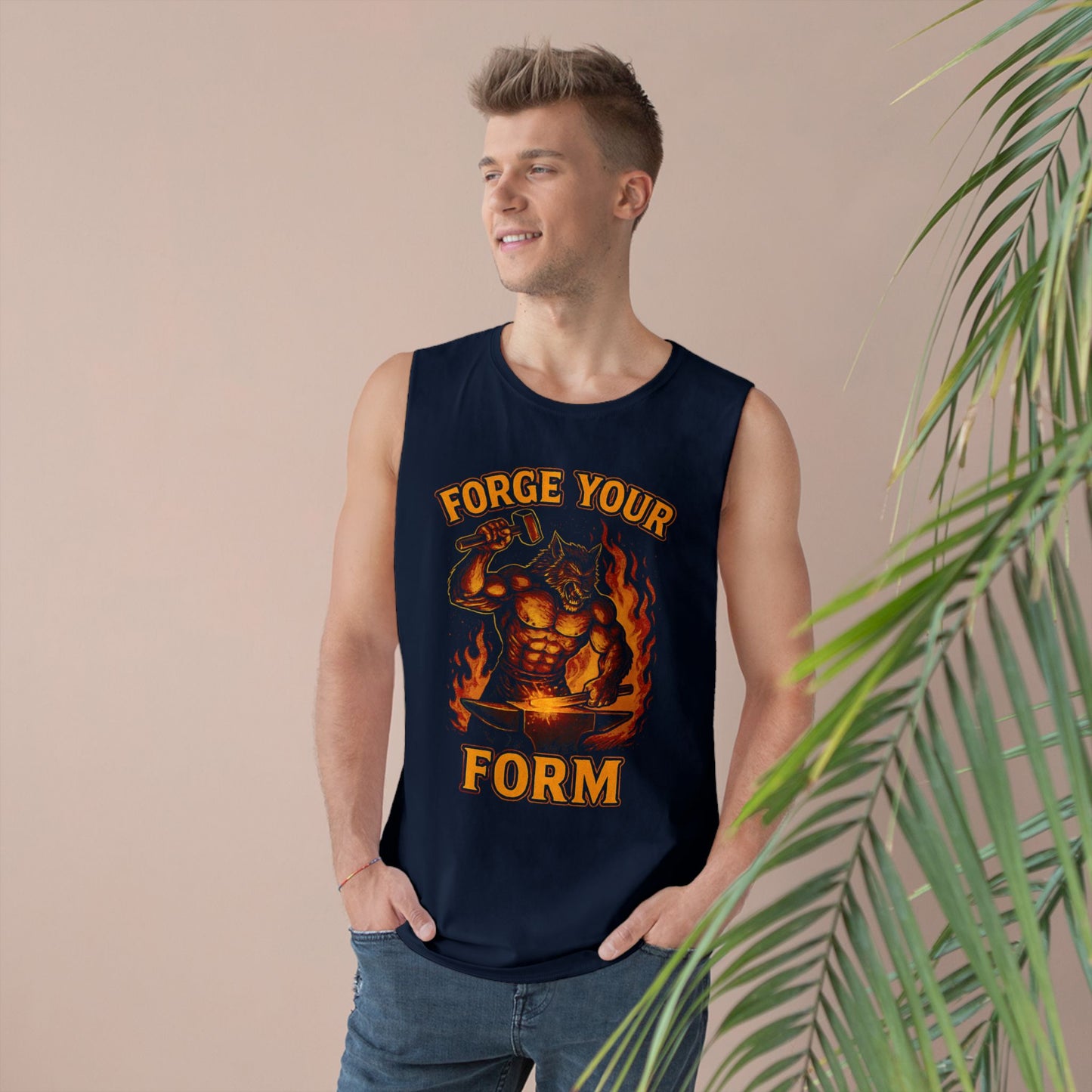 Grit Forge Athletics - "Forge Your Form" Muscle Tank Top