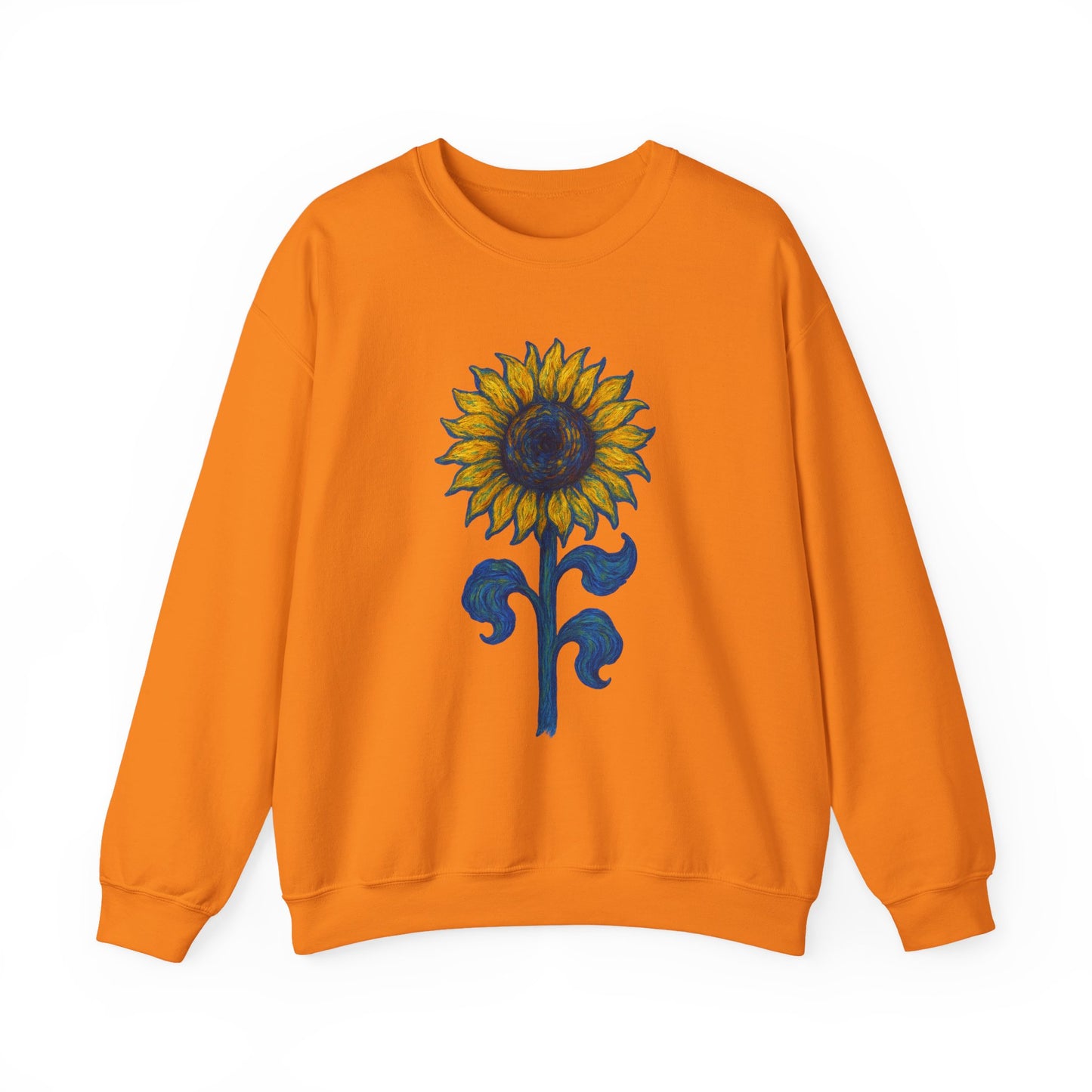 Sunflower Crewneck Cozy Sweatshirt for Her