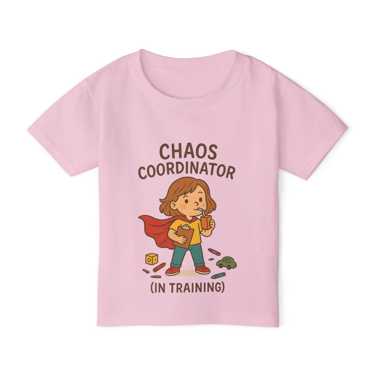 TODDLERS' "Chaos Coordinator" Funny T-Shirt for Girls