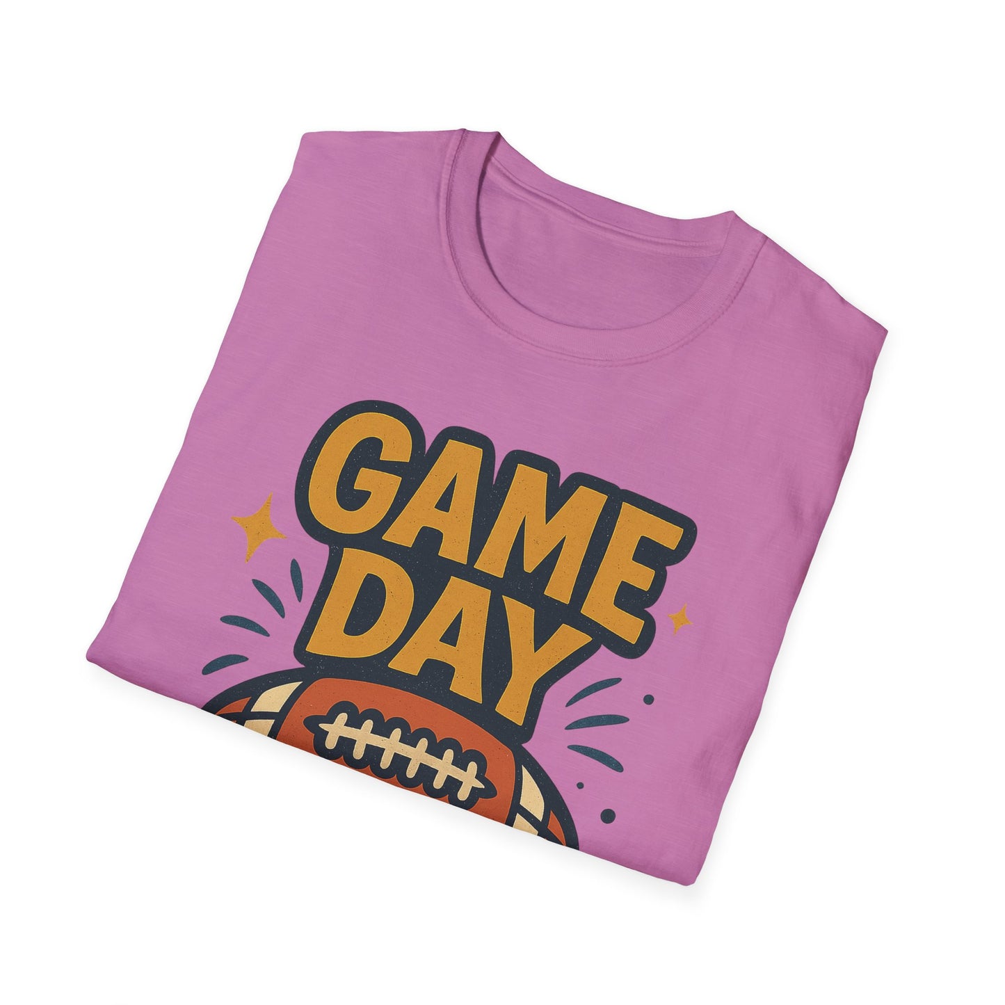 Football Game Day Softstyle T-Shirt for Him or Her