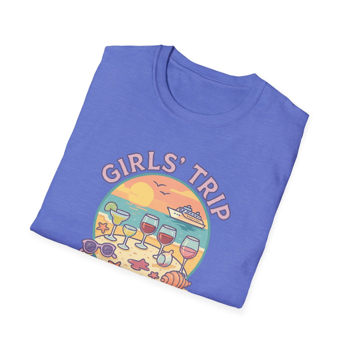 Girls' Trip 2025 Beach Vacation Softstyle Tee-Shirt
