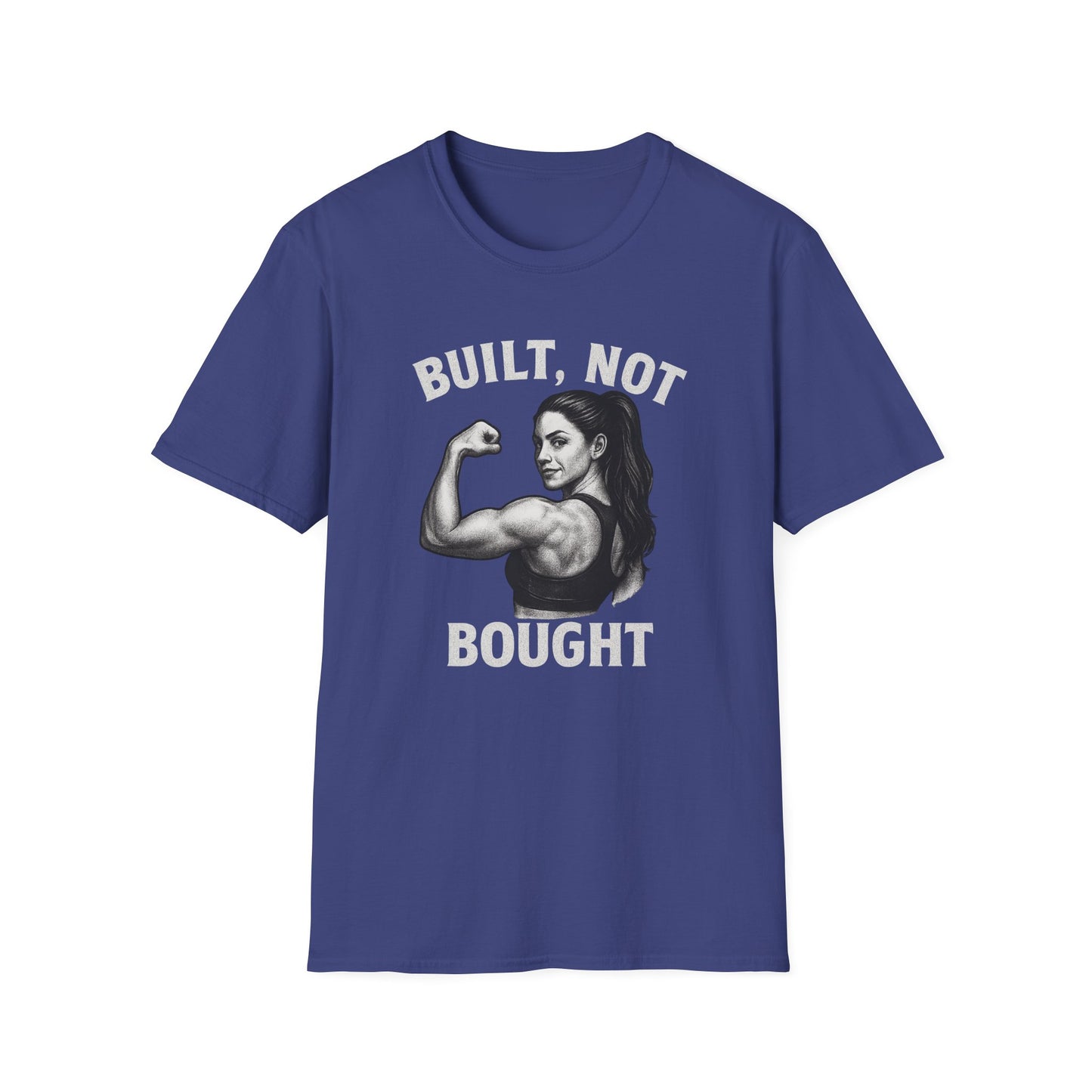 Grit Forge Athletics - "Built, Not Bought" Inspirational Women's T-Shirt