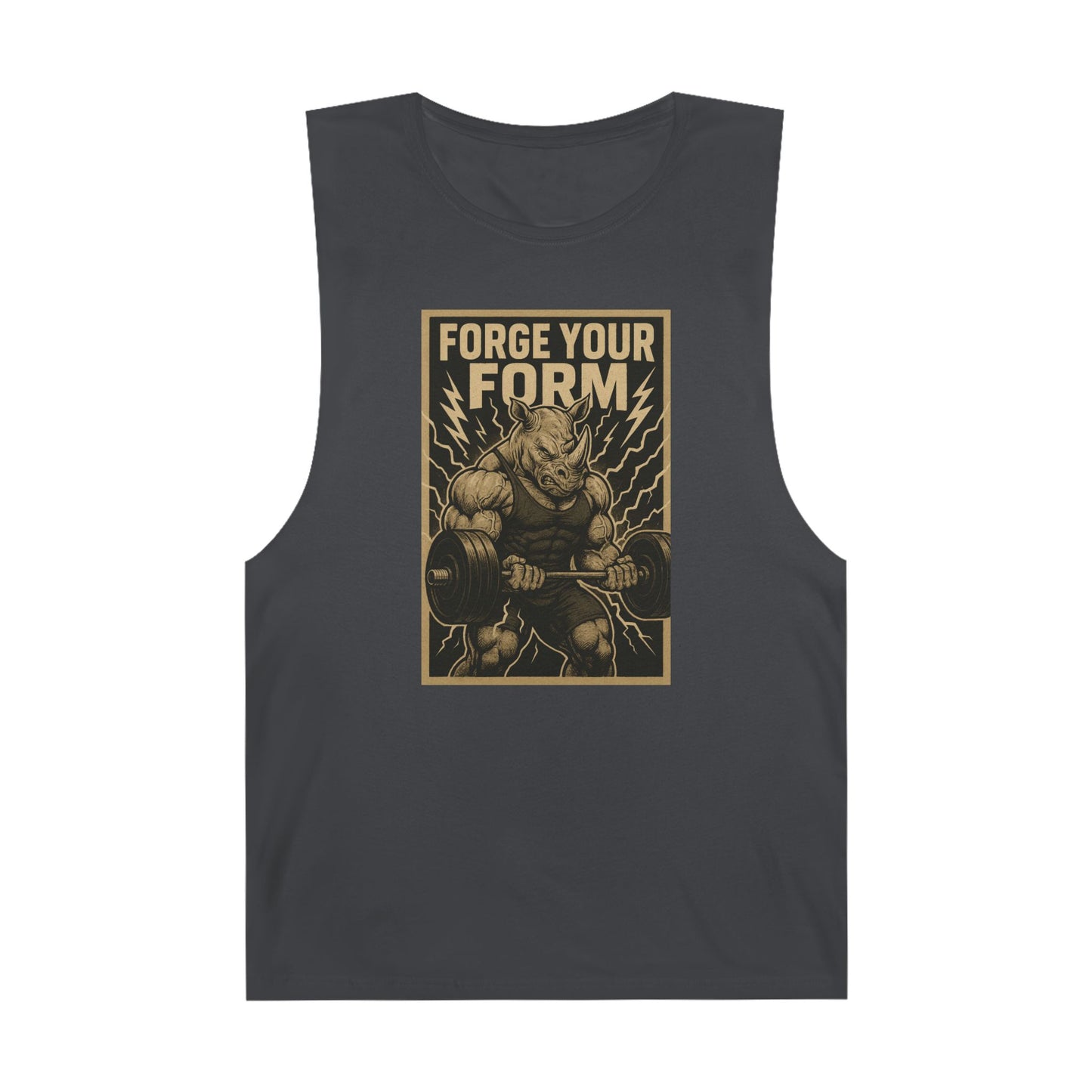 Grit Forge Athletics - "Forge Your Form" Weight Training Tank Top