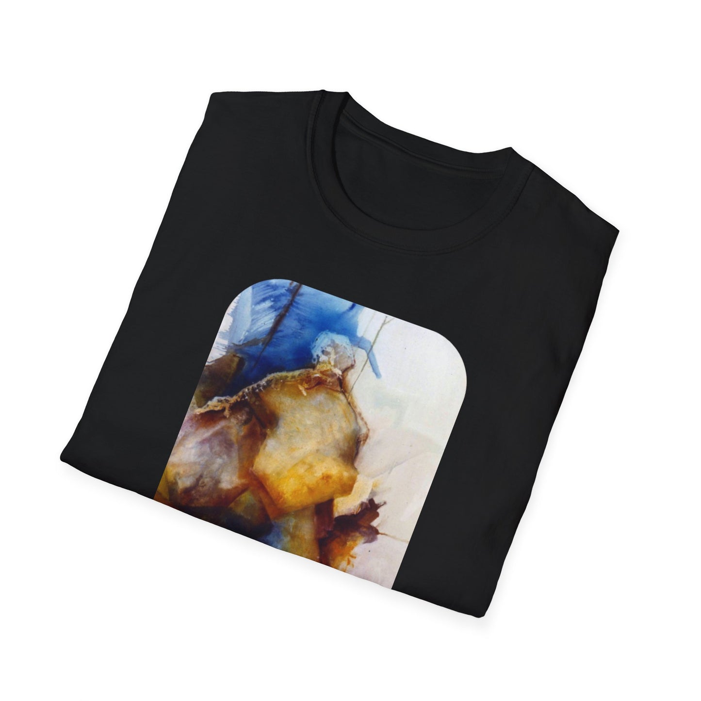 Creative 1960s-Era Authentic Painting Print Tee - "Allfather's Gambit"