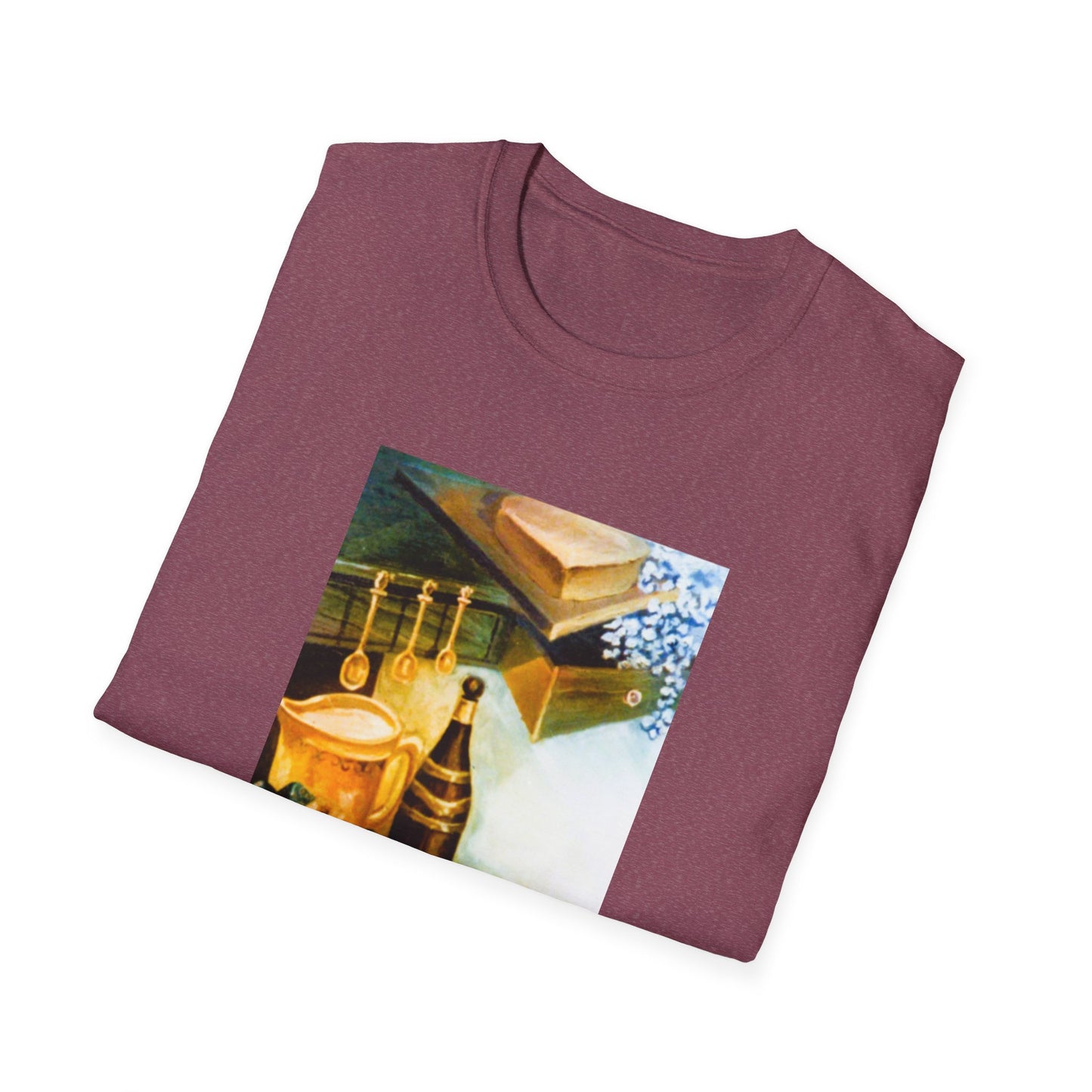 Authentic 1960s-Era Custom Artwork Tee- Shirt - "Baker's Folly"