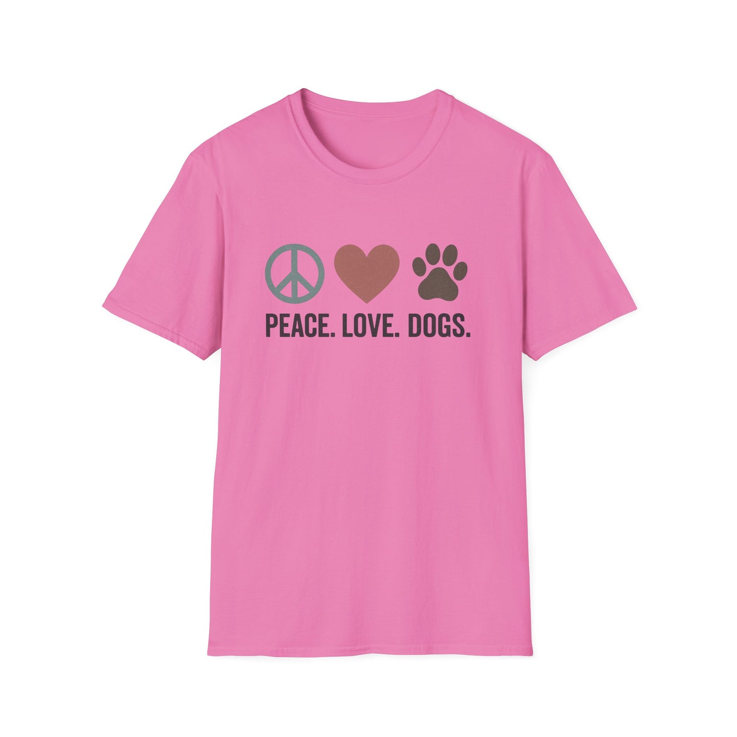 "Peace Love Dogs" Cute Pet Lover's Tee