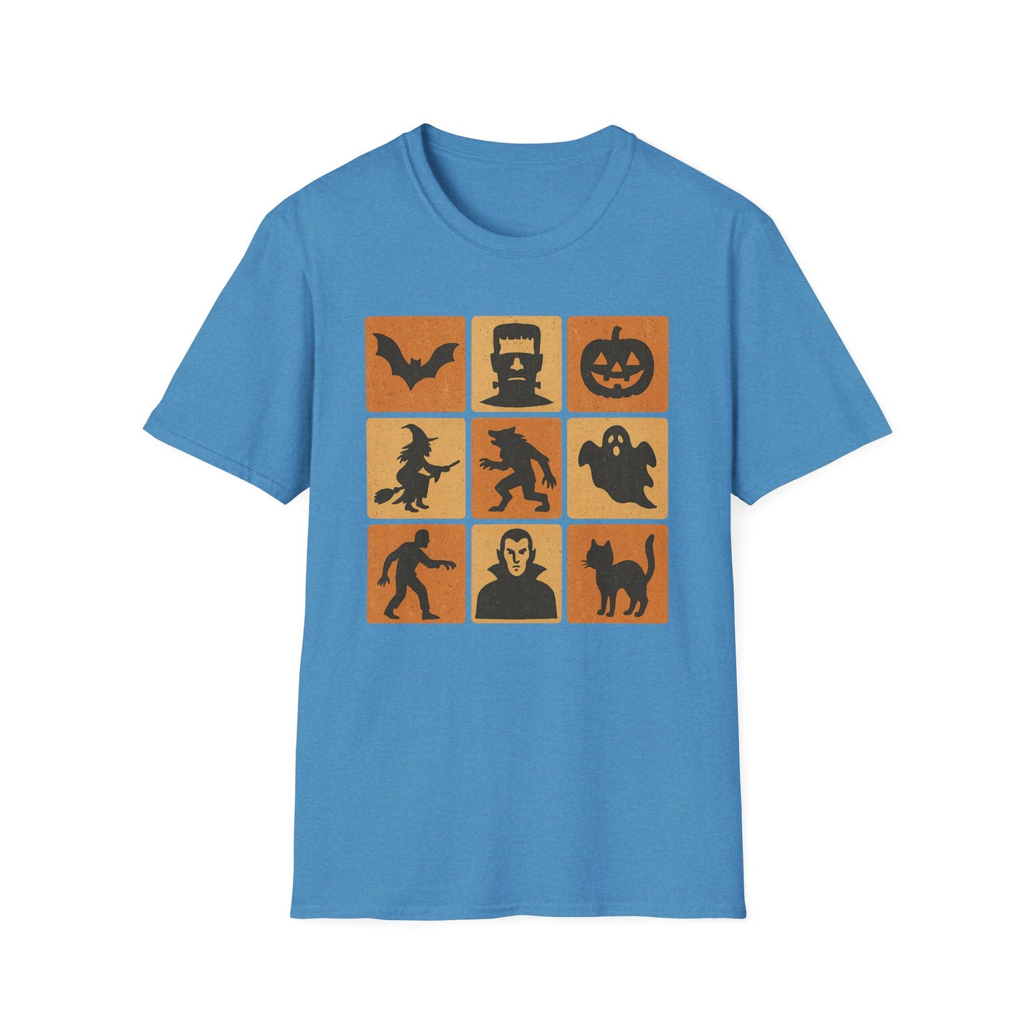 Halloween-Themed Monster Graphic Tee Shirt