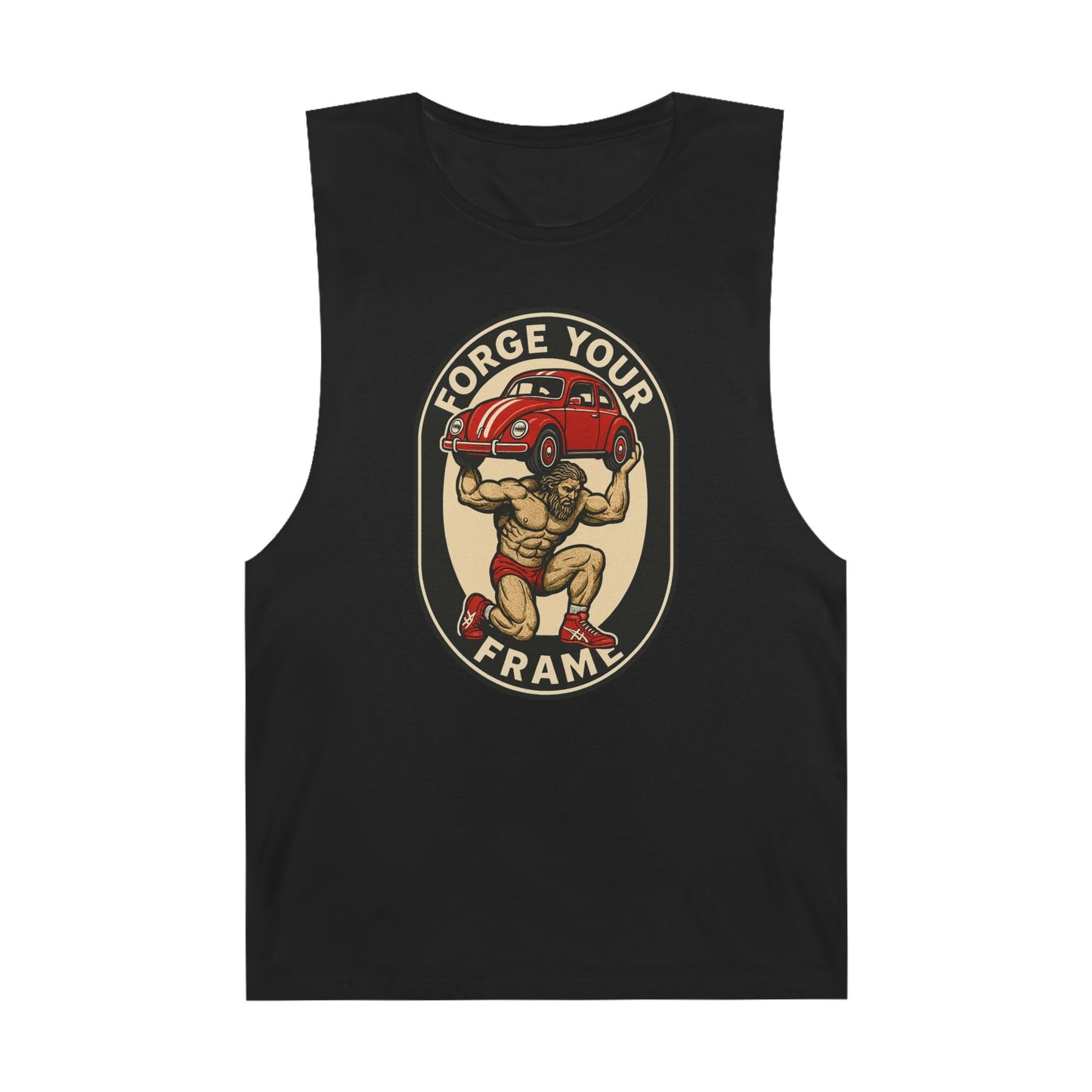 Grit Forge Athletics - "Forge Your Frame" Graphic Weightlifting Tank Top