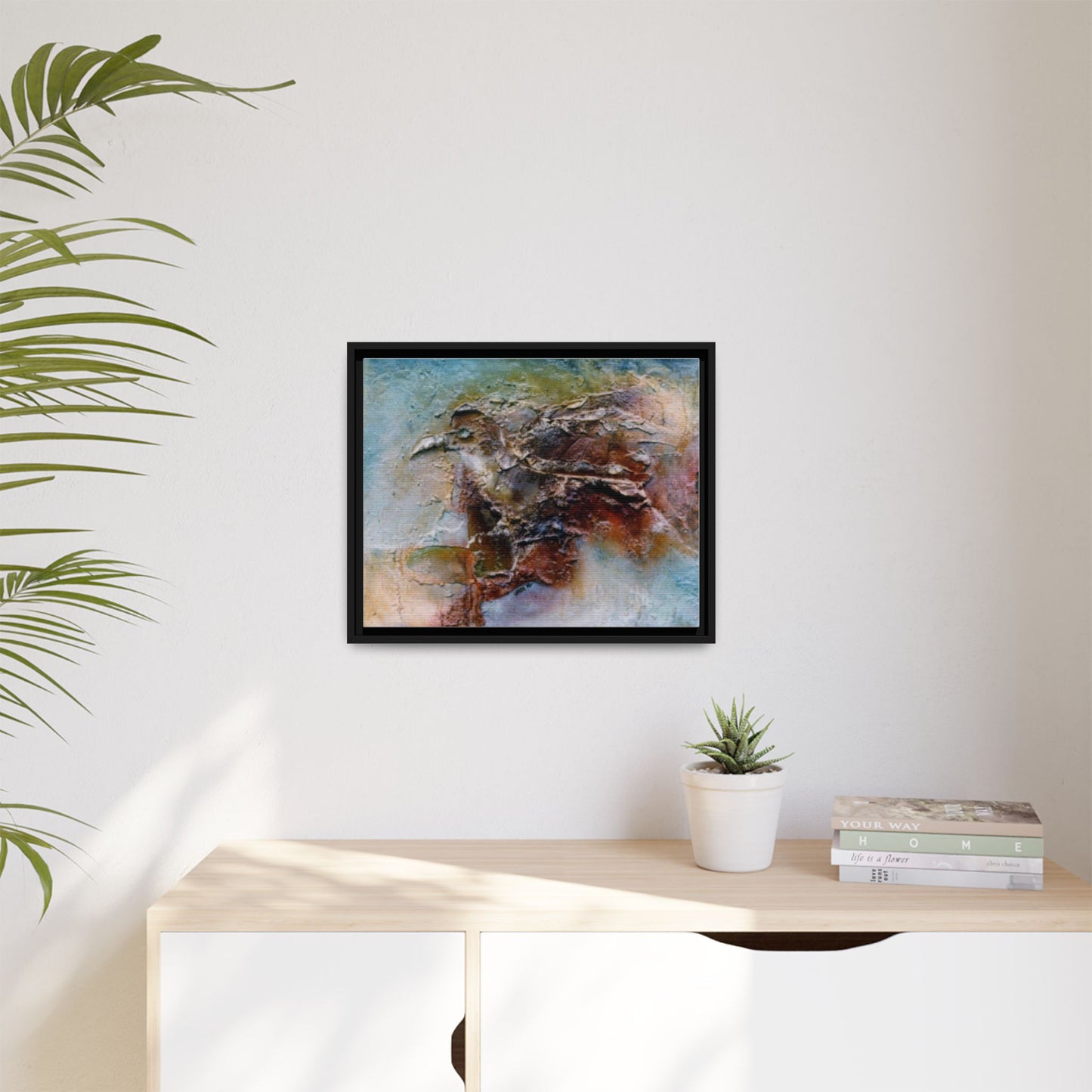 Authentic 1960s Painting Print - "Bad Omen"