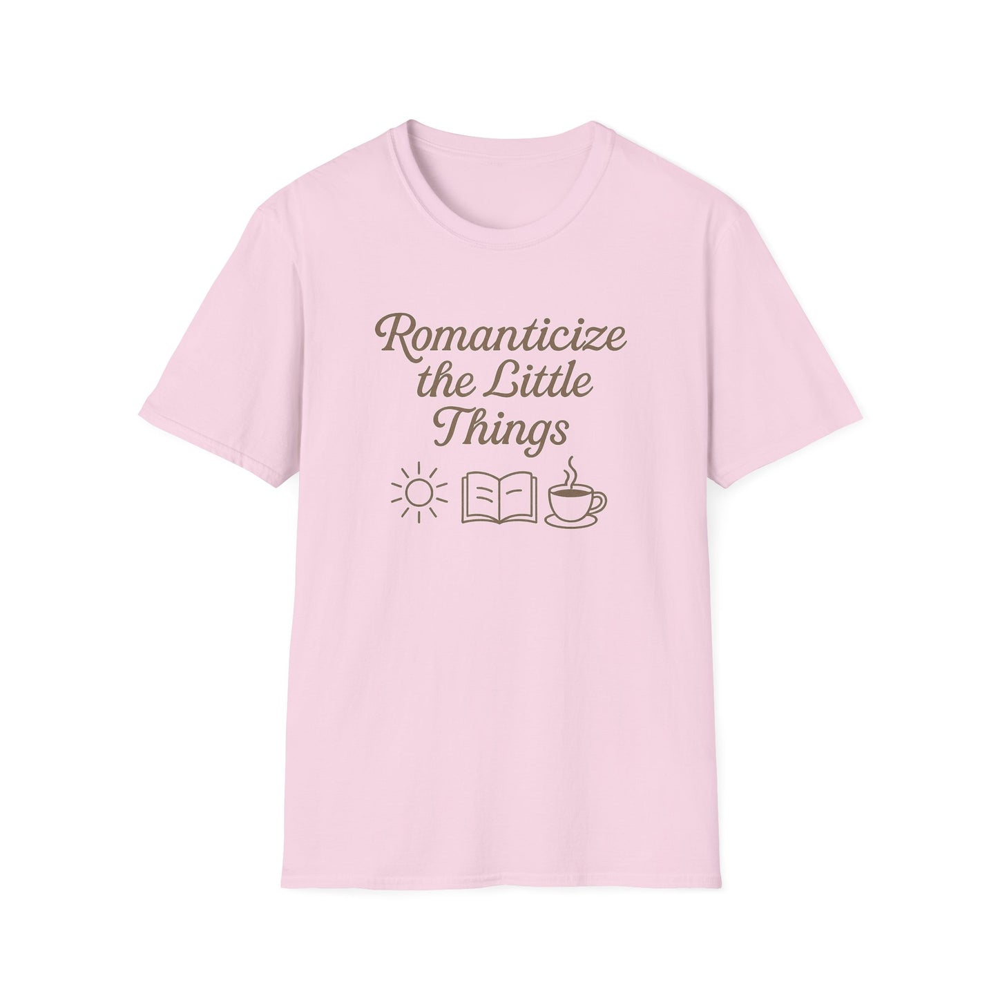"Romanticize the Little Things" Softstyle Casual Tee-Shirt