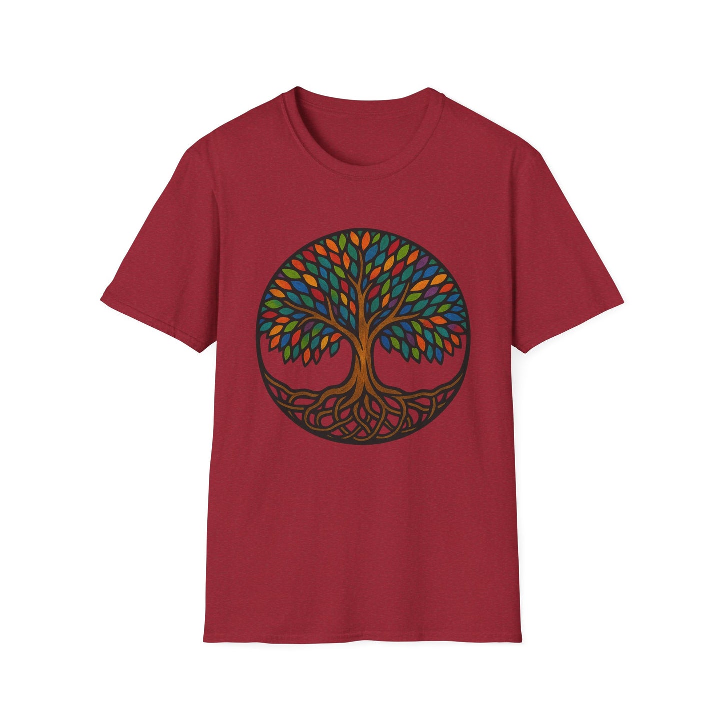 Yggdrasil, Tree of Life Softstyle Casual Tee-Shirt
