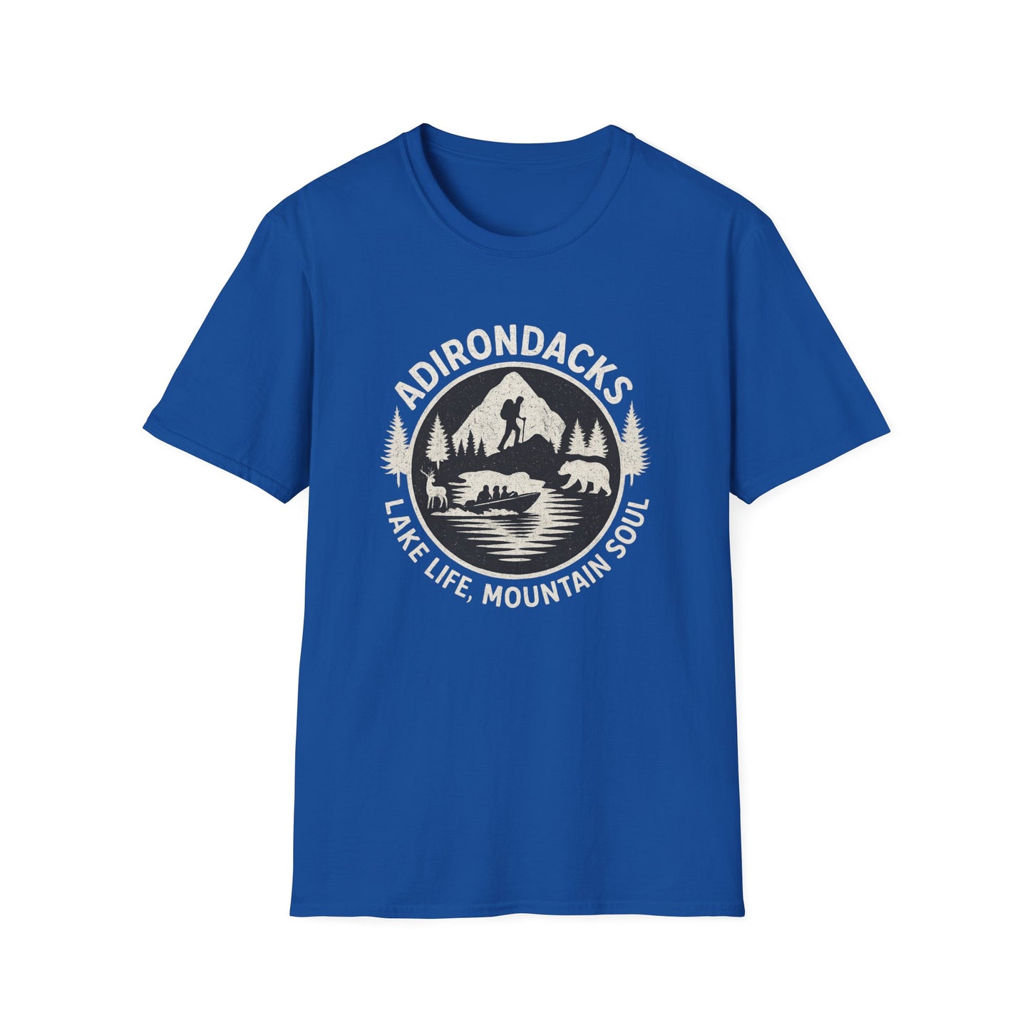 Adirondacks Lake Life T-Shirt - "Lake Life, Mountain Soul"