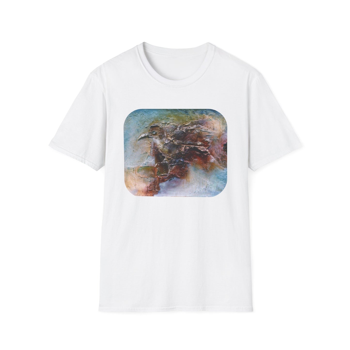 Nature-Inspired Authentic 1960s Painting Print Tee - "Dark Omen"