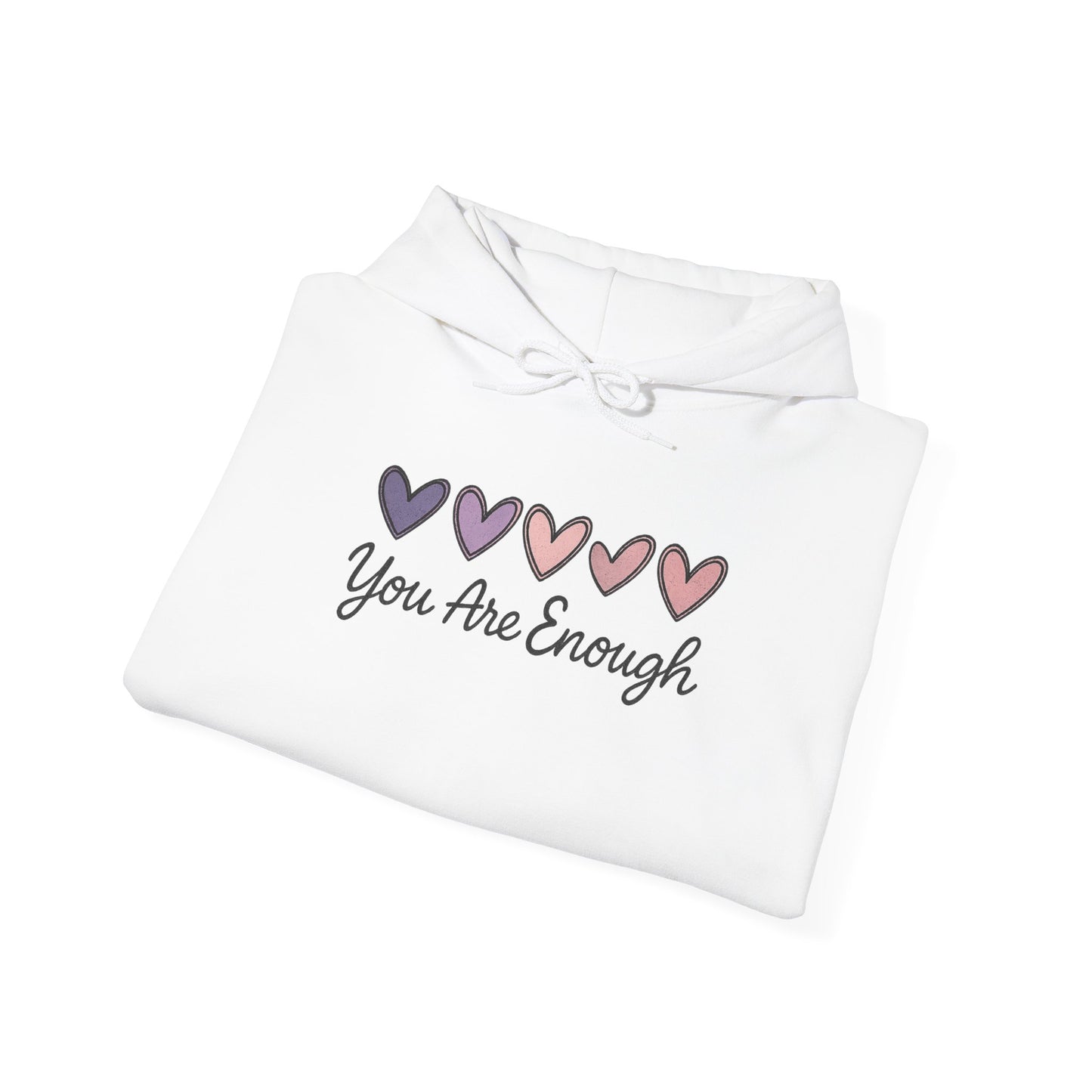 "You Are Enough" Hearts Women's Sweatshirt