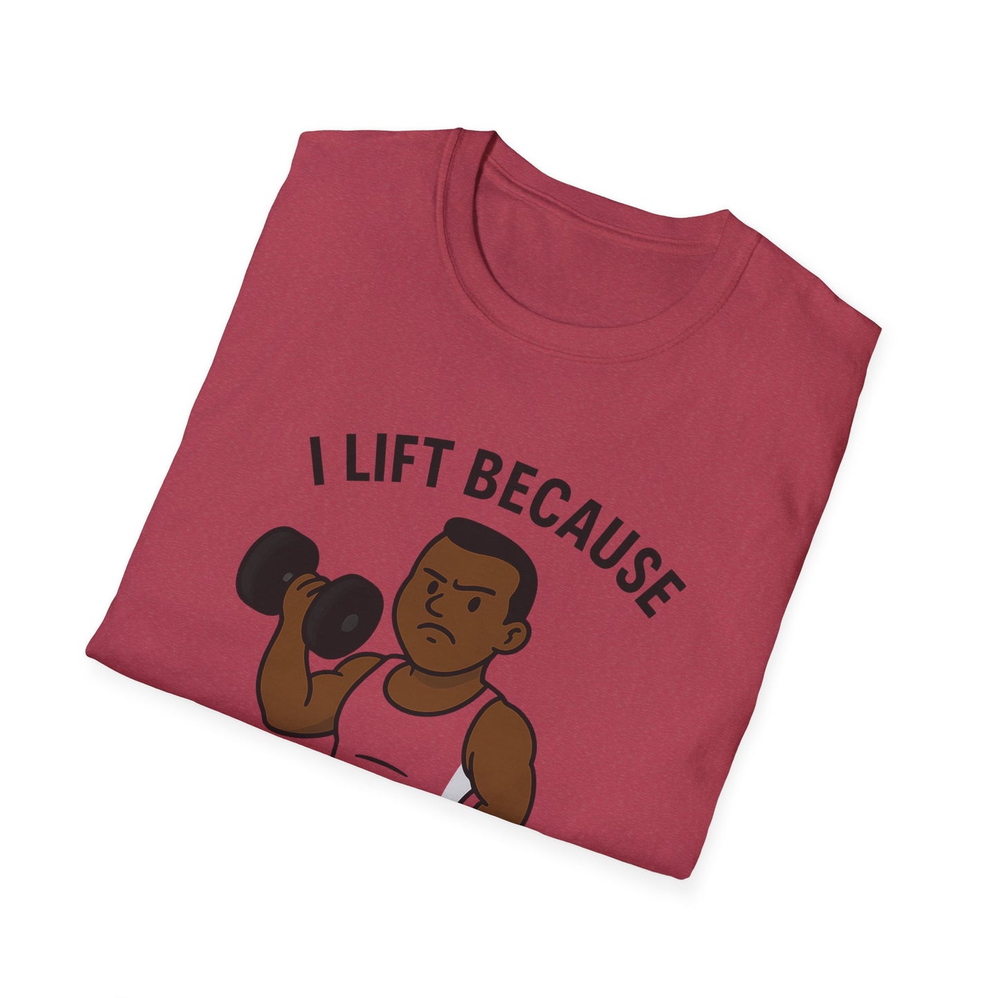 Grit Forge Athletics - "I Lift Because Punching People is Frowned Upon" Weightlifting Tee