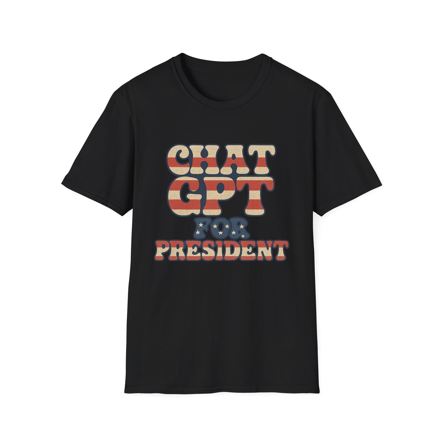 "Chat GPT for President" Softstyle Casual Tee-Shirt
