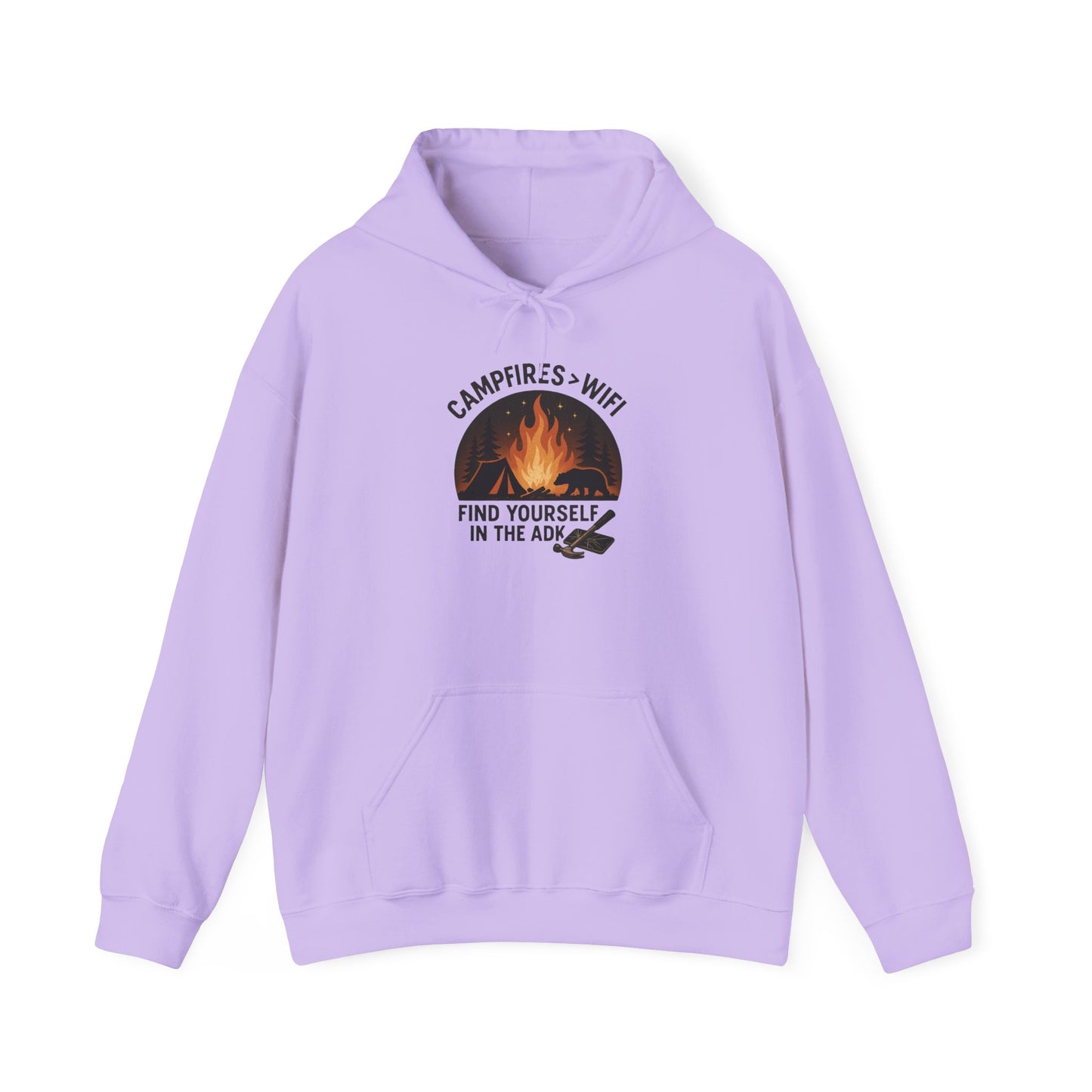 Campfire Vibes Hoodie Graphic Heavy Blend Sweatshirt