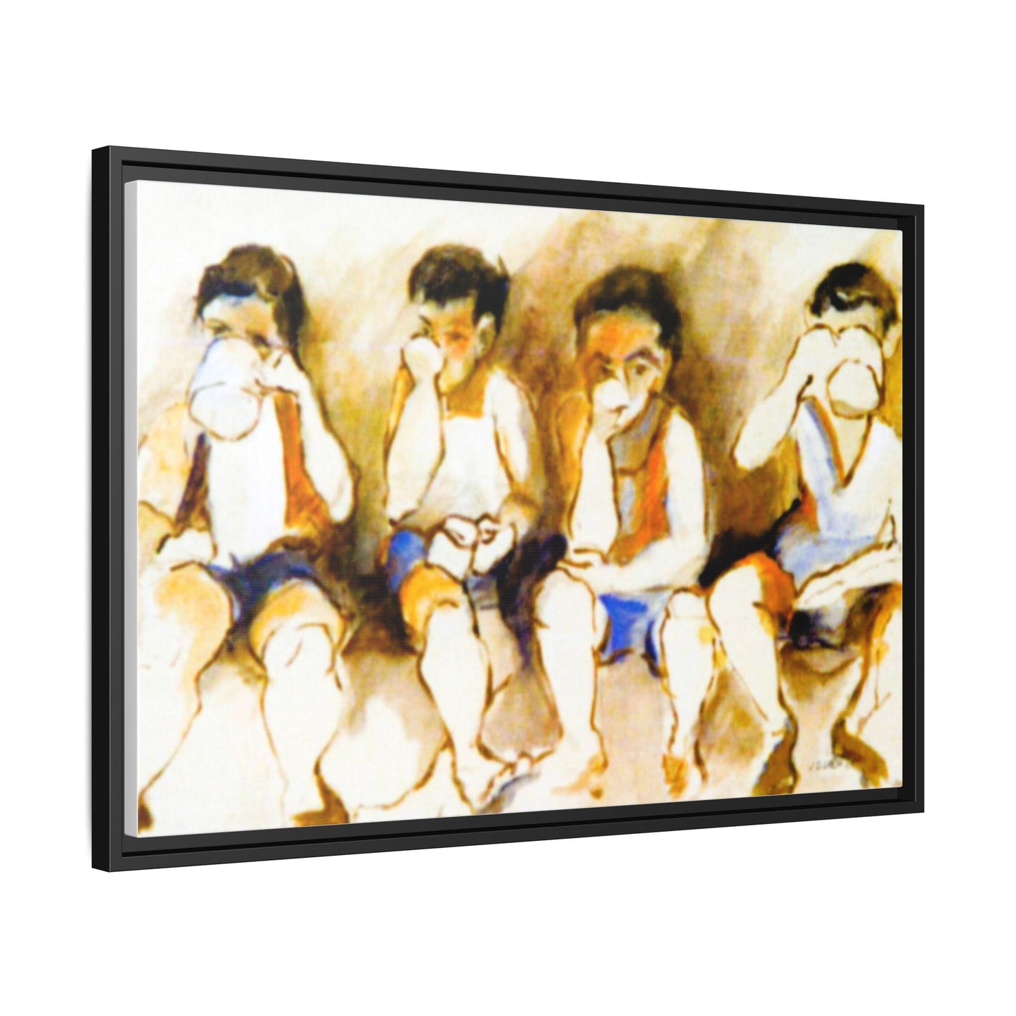 Vintage 1960s Authentic Art Wall Print - "Brewers' Yeast and Merriment"