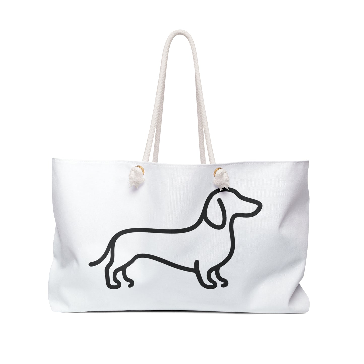 Dachshund Weekender Bag, Dog Lover Tote
