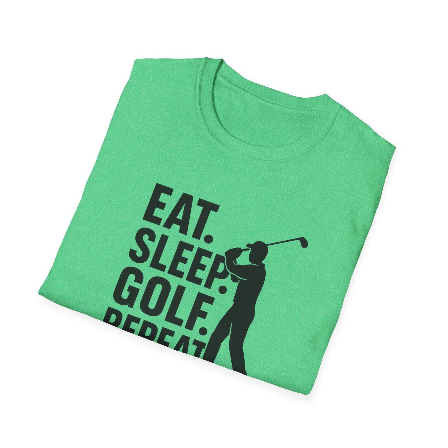 "Eat Sleep Golf Repeat" Golf Lover's T-Shirt