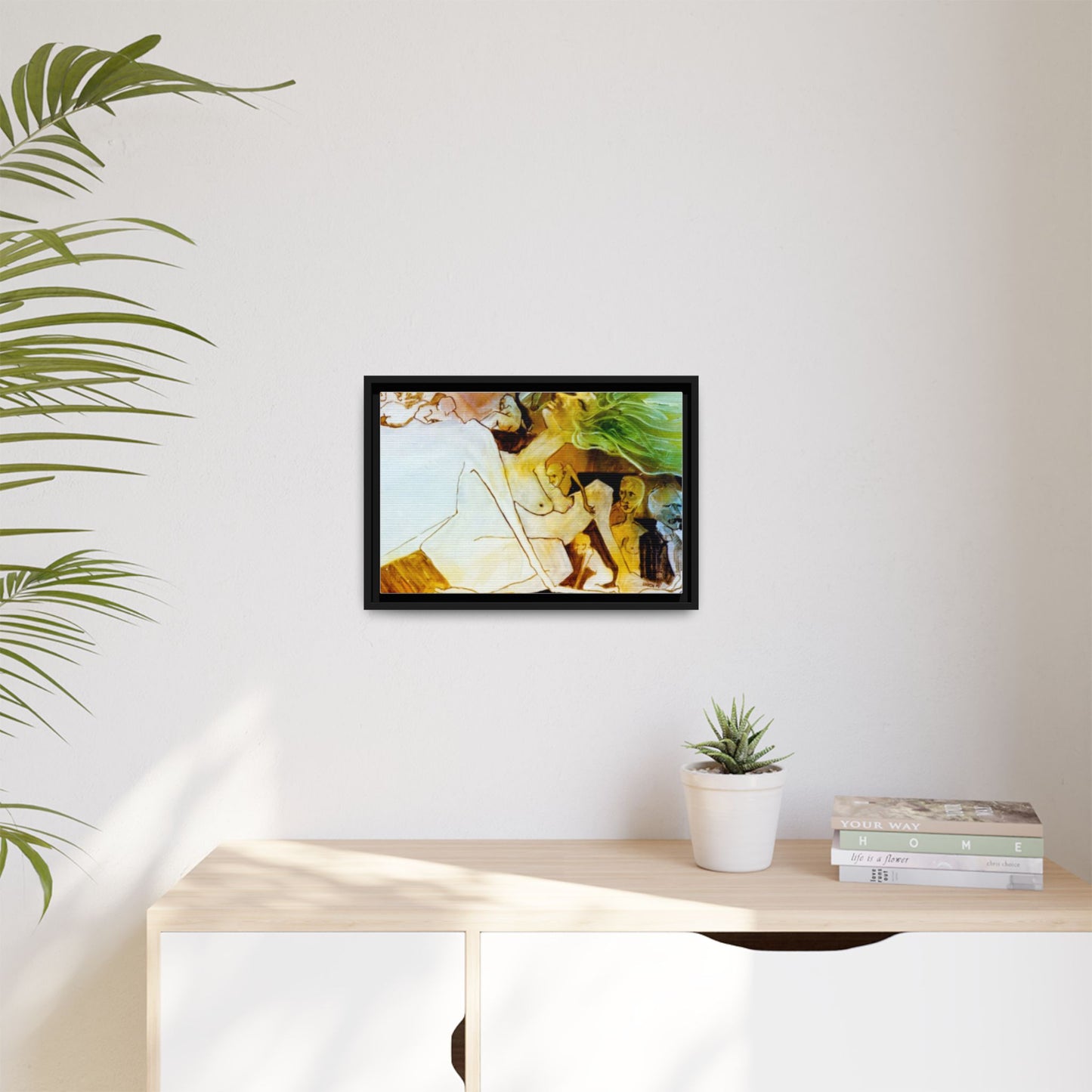 Authentic 1960s Painting - "Hedonism" Print