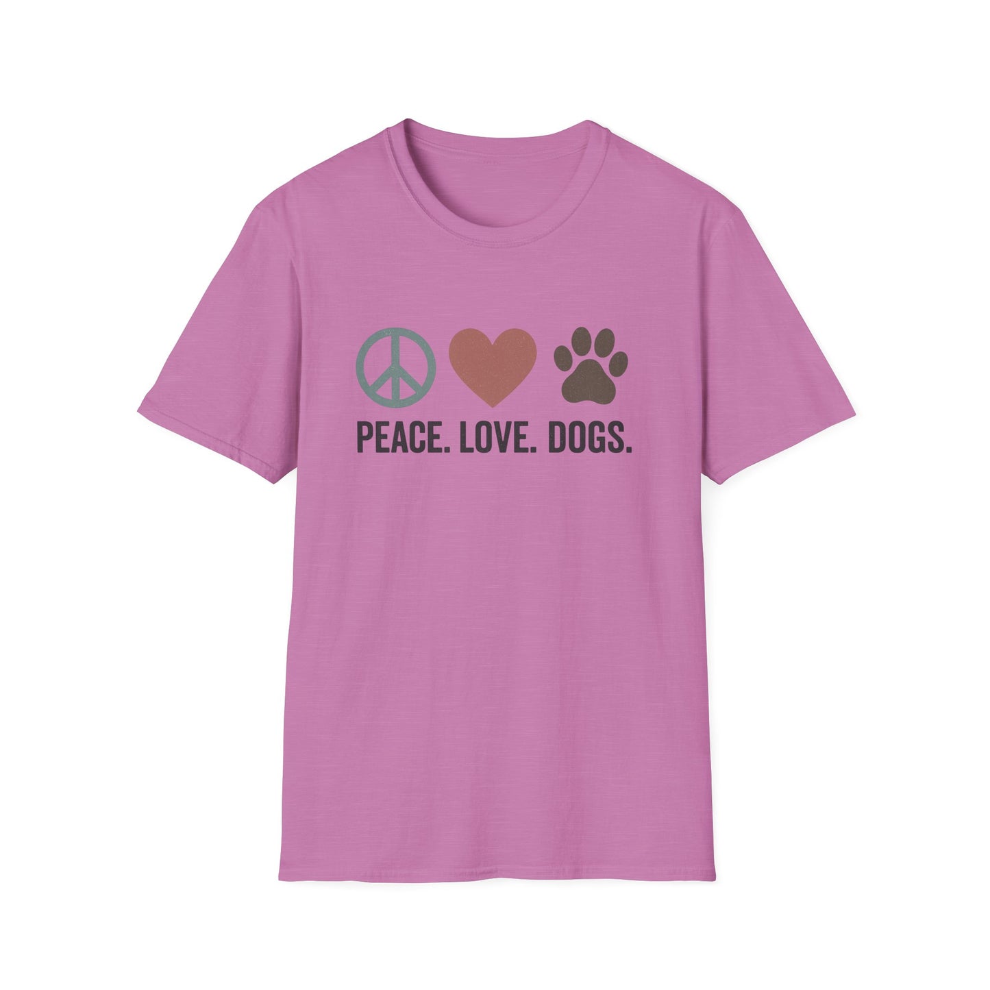 "Peace Love Dogs" Cute Pet Lover's Tee