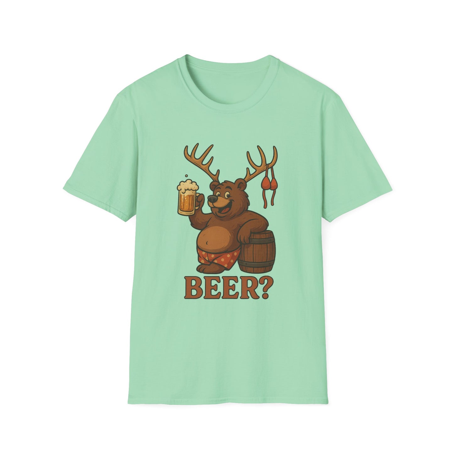 Bear? Deer? Beer? Funny Beer Casual Tee-Shirt