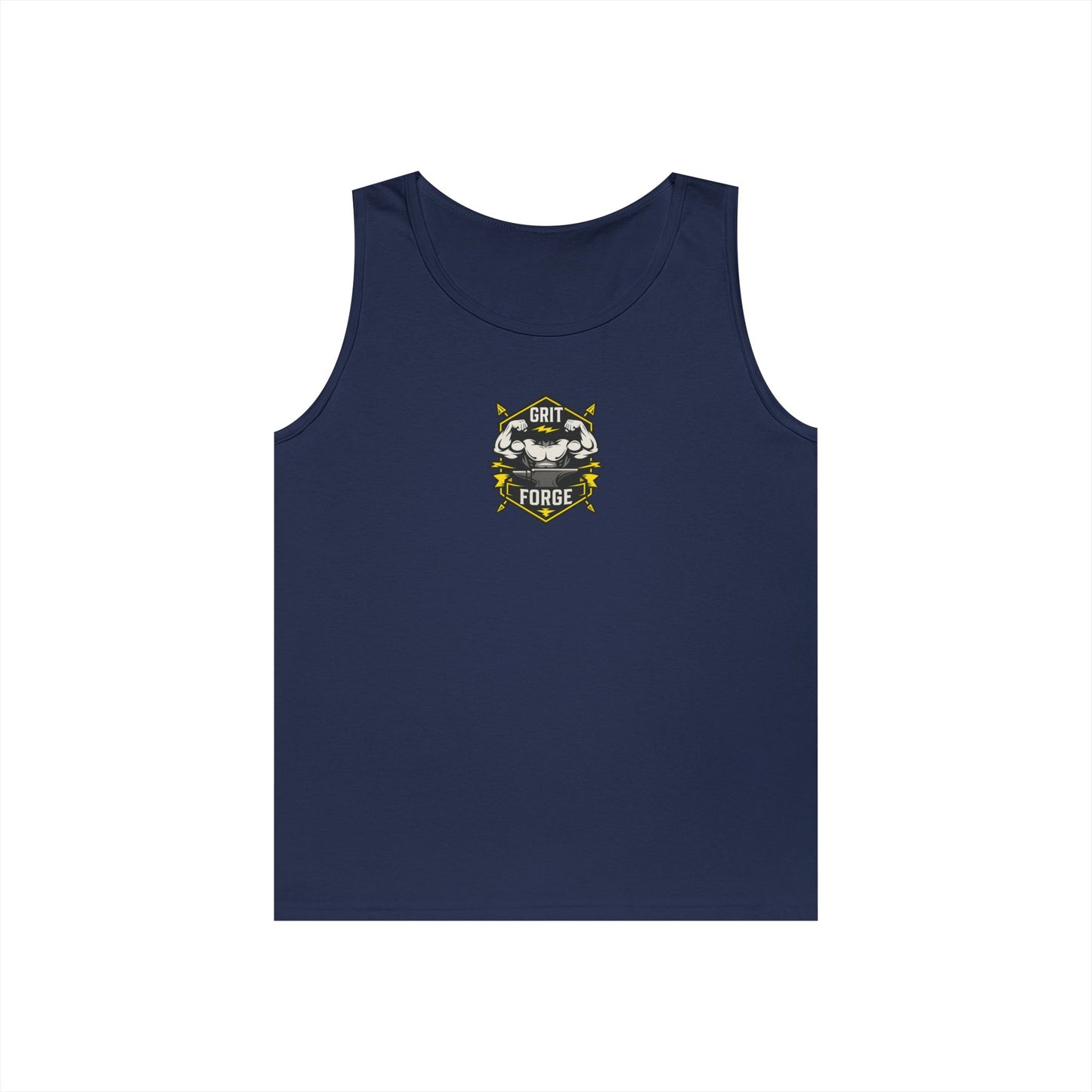 Grit Forge Athletics - Beast Mode Heavy Cotton Tank Top for Gym Lovers
