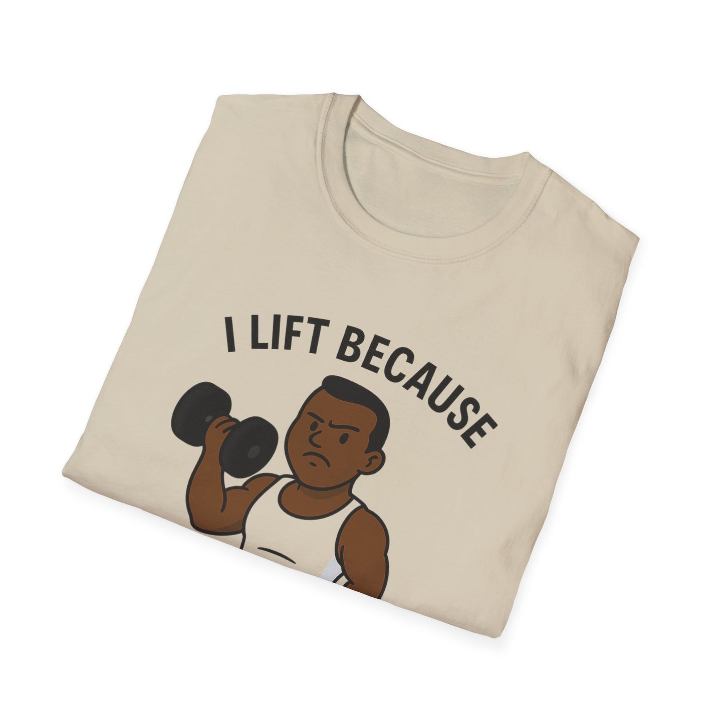 Grit Forge Athletics - "I Lift Because Punching People is Frowned Upon" Weightlifting Tee