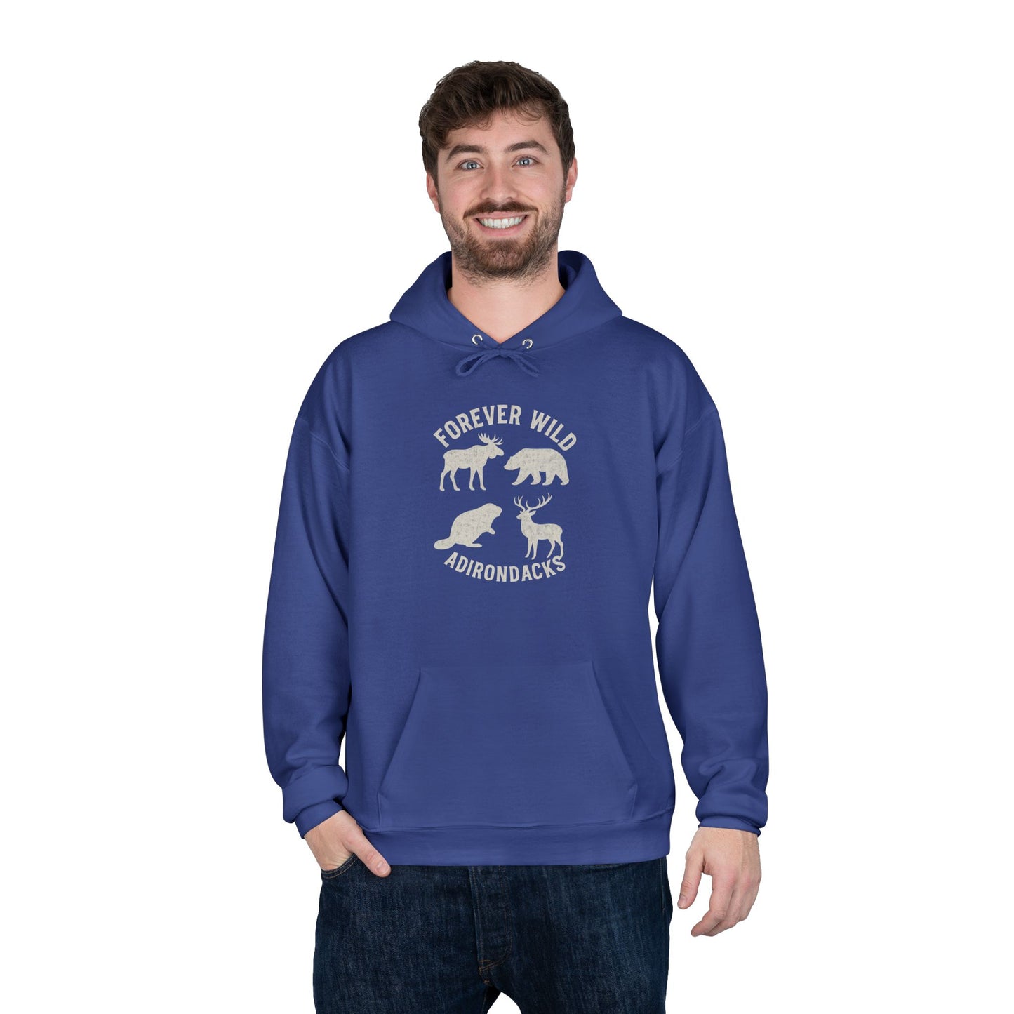 Cozy Adirondack Hoodie - "Forever Wild"