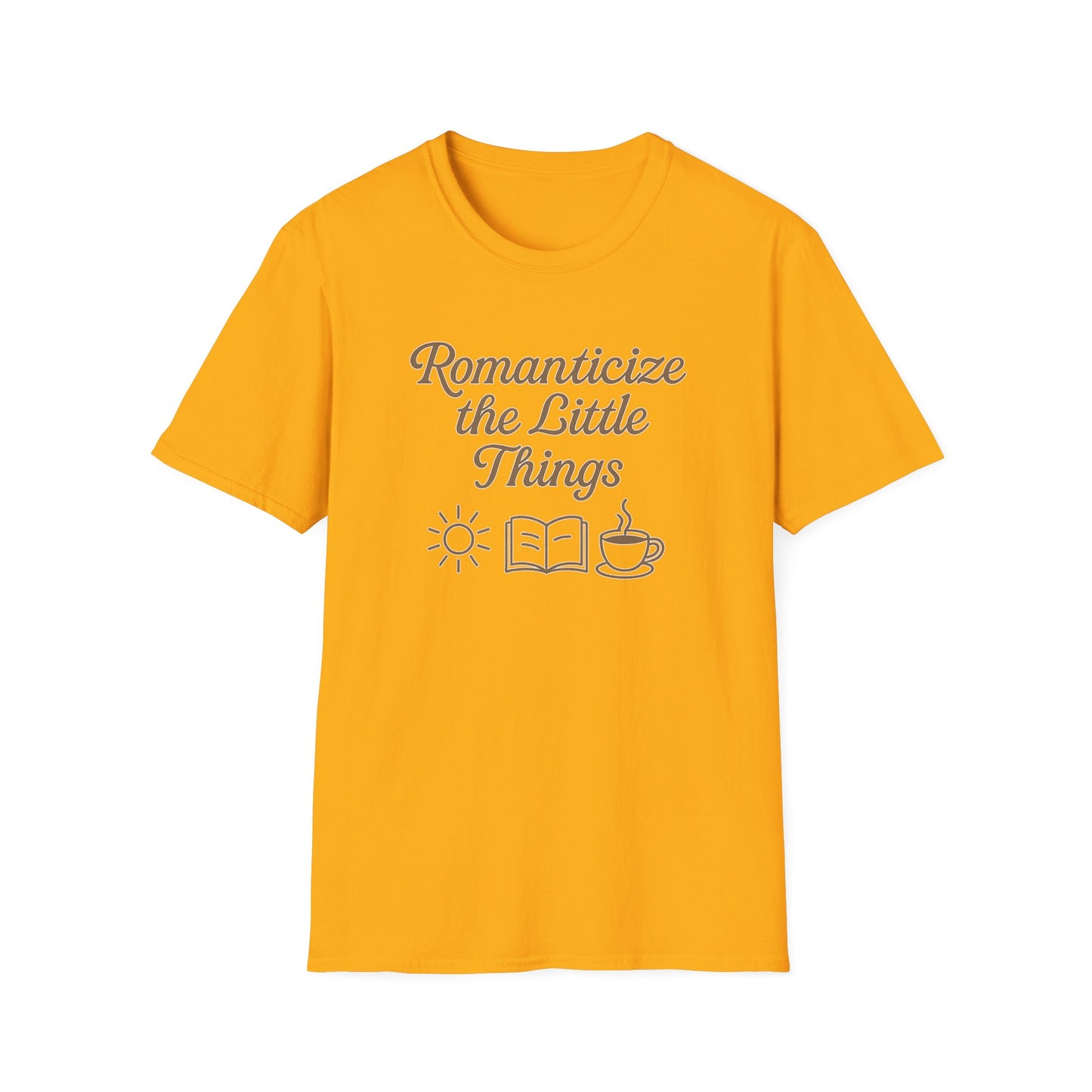 "Romanticize the Little Things" Softstyle Casual Tee-Shirt