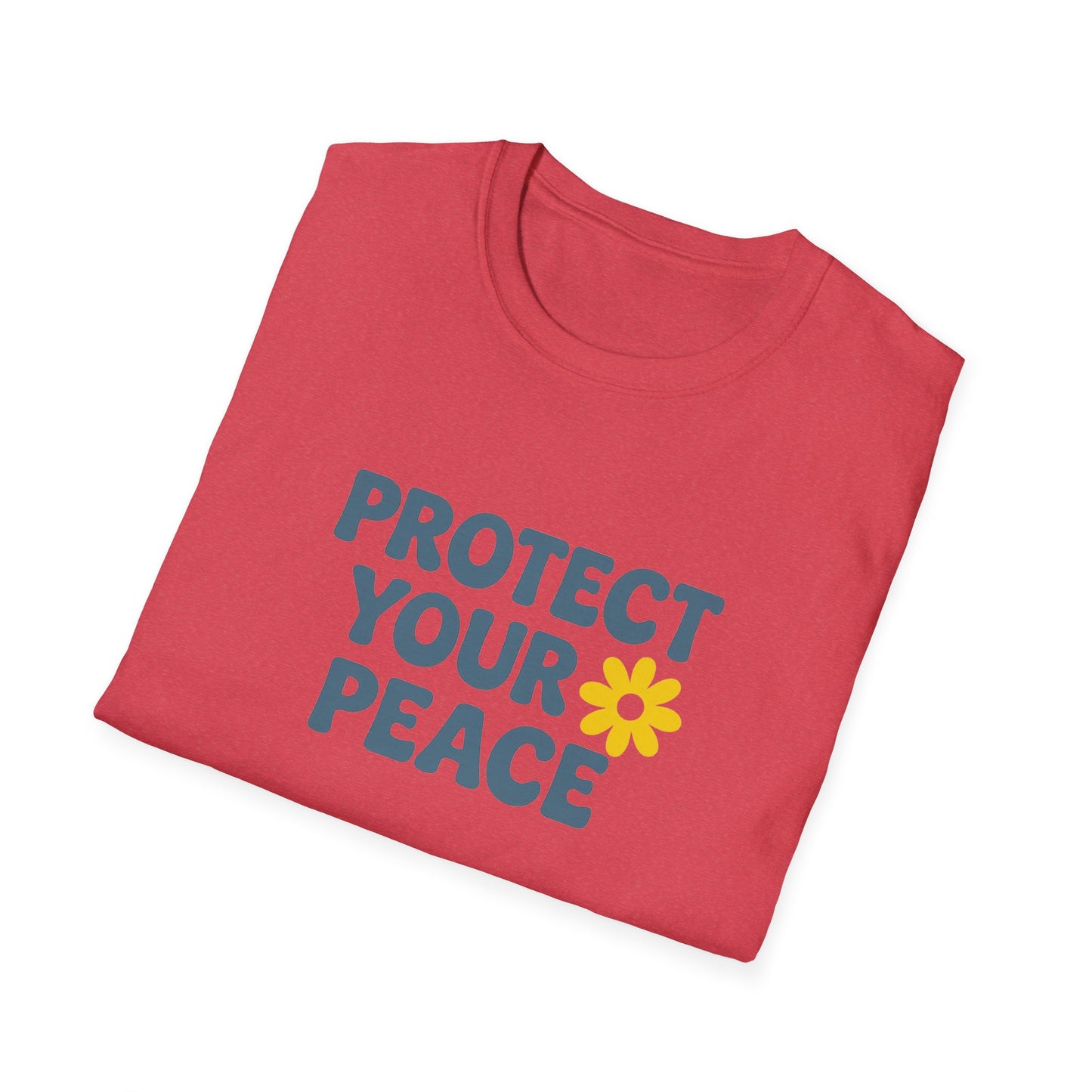 "Protect Your Peace" Casual Softstyle Tee-Shirt