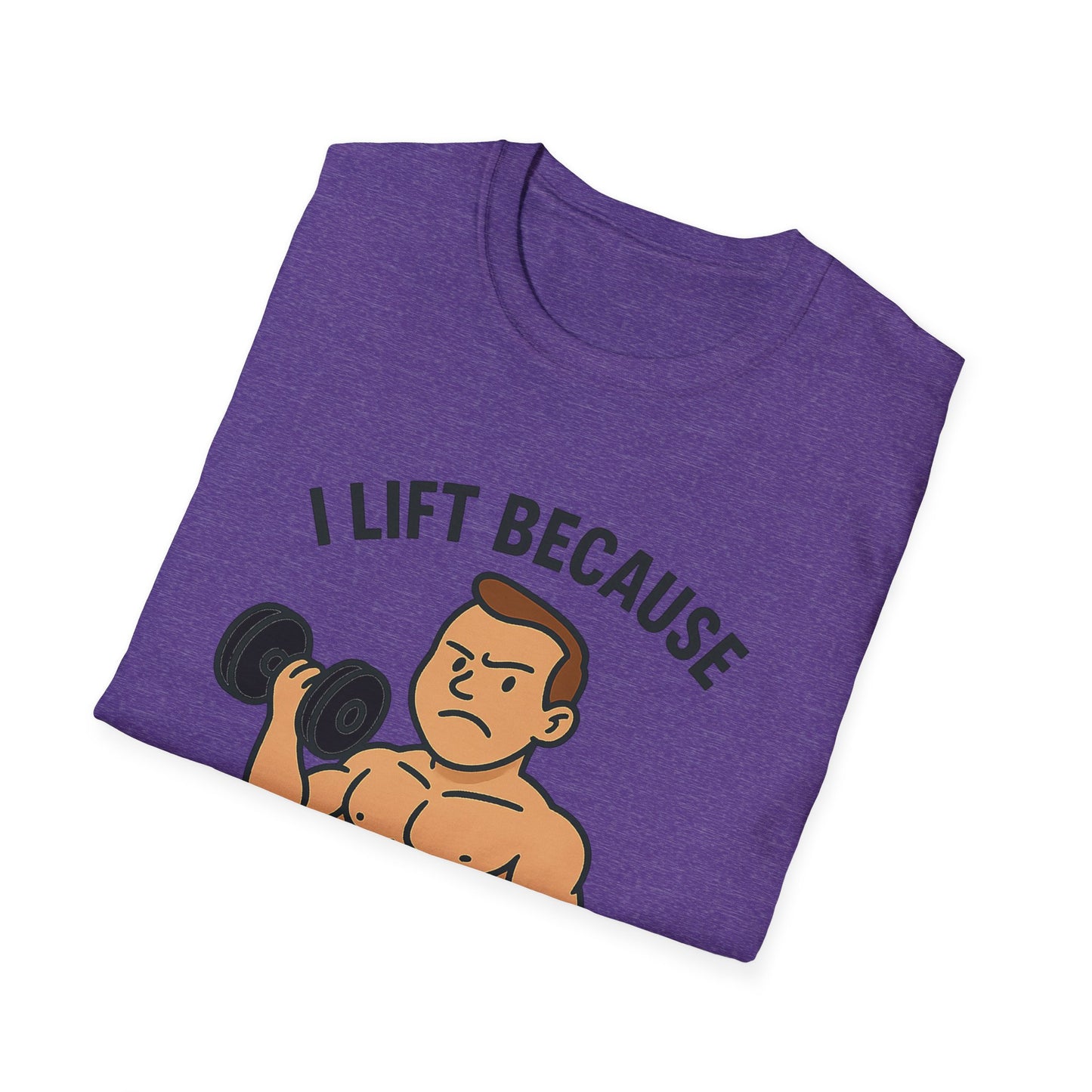 Grit Forge Athletics - "I Lift Because Punching People is Frowned Upon" Weightlifting Tee