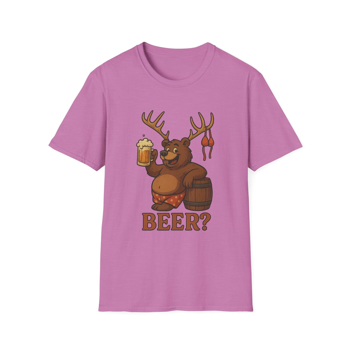 Bear? Deer? Beer? Funny Beer Casual Tee-Shirt