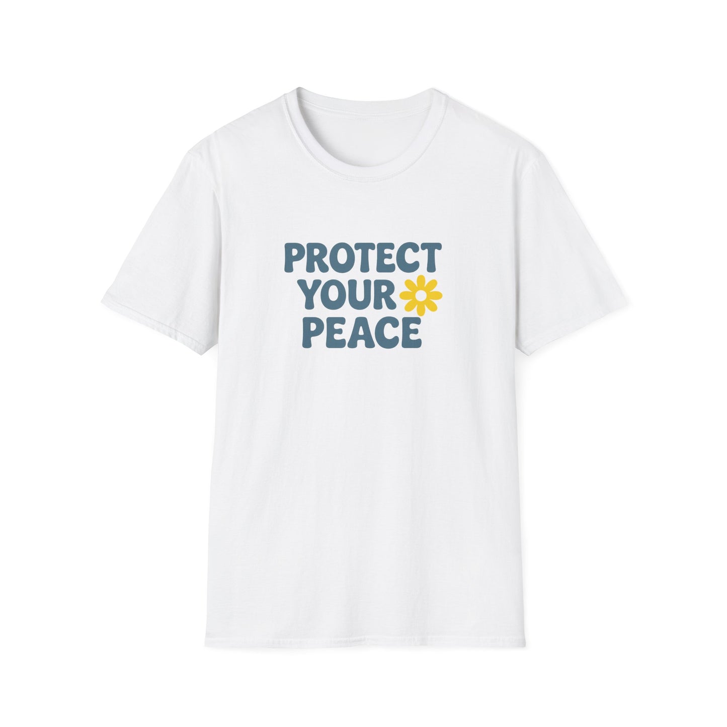 "Protect Your Peace" Casual Softstyle Tee-Shirt