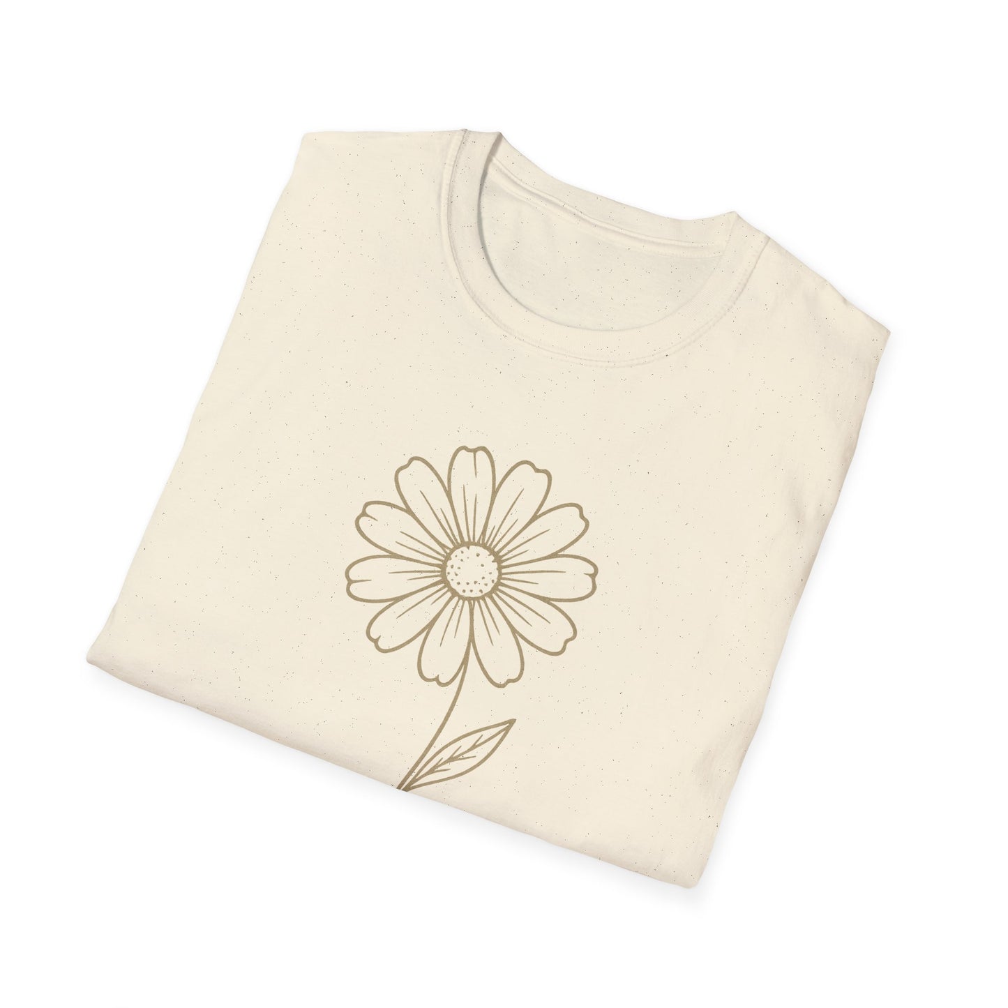 Breathe Floral Relaxed Fit Inspirational Tee-Shirt