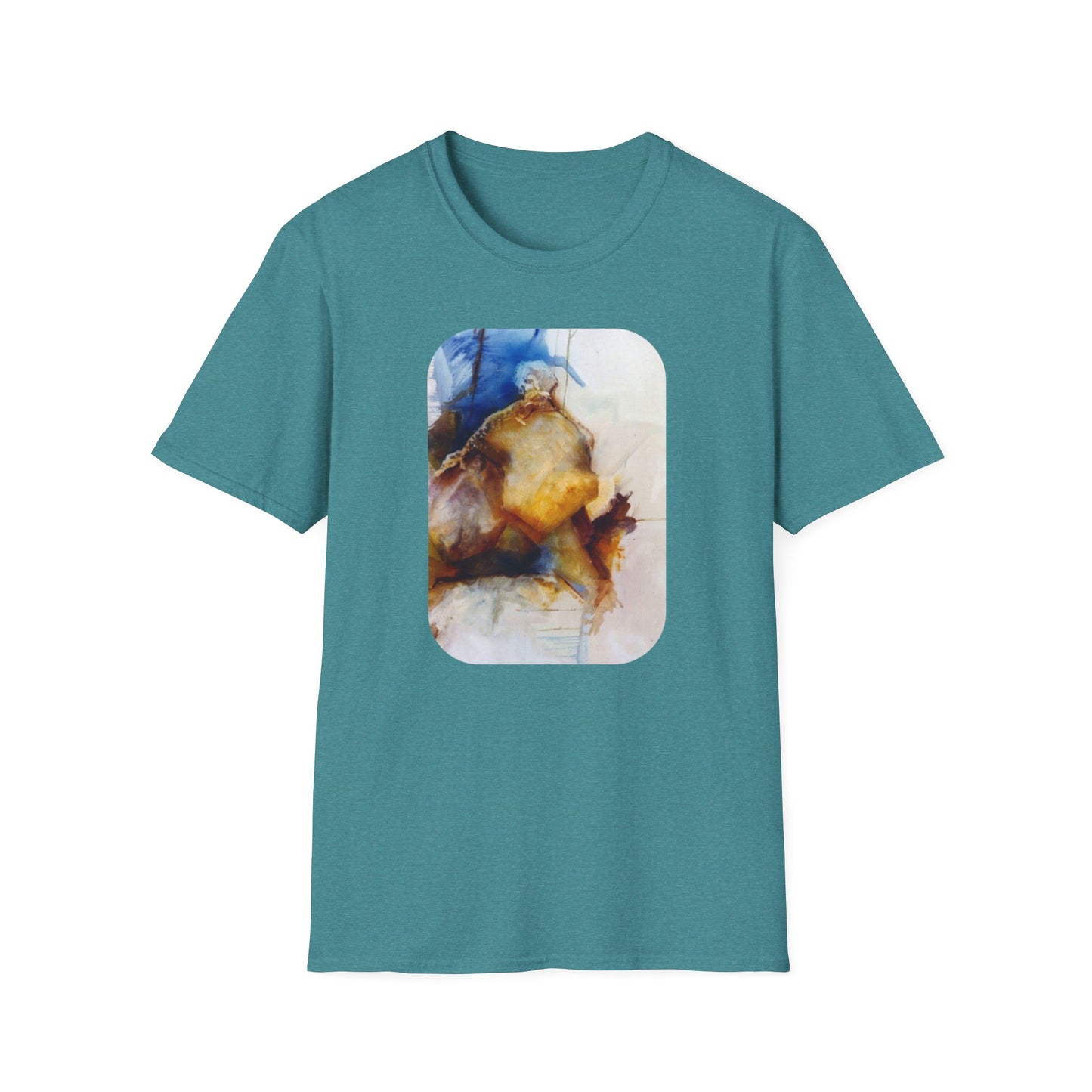 Creative 1960s-Era Authentic Painting Print Tee - "Allfather's Gambit"