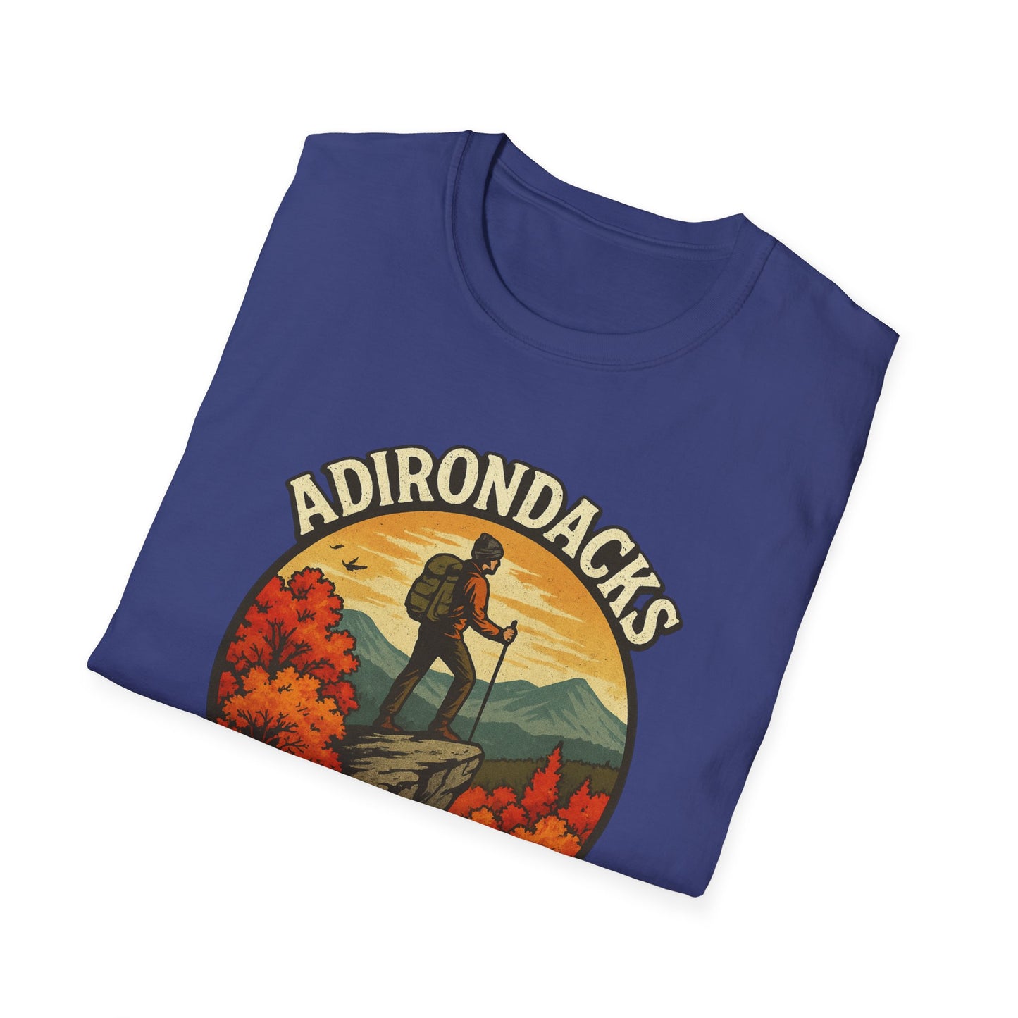 Adirondack Adventure Softstyle Hiking Tee - "Eagle Eyed & Mountain High"