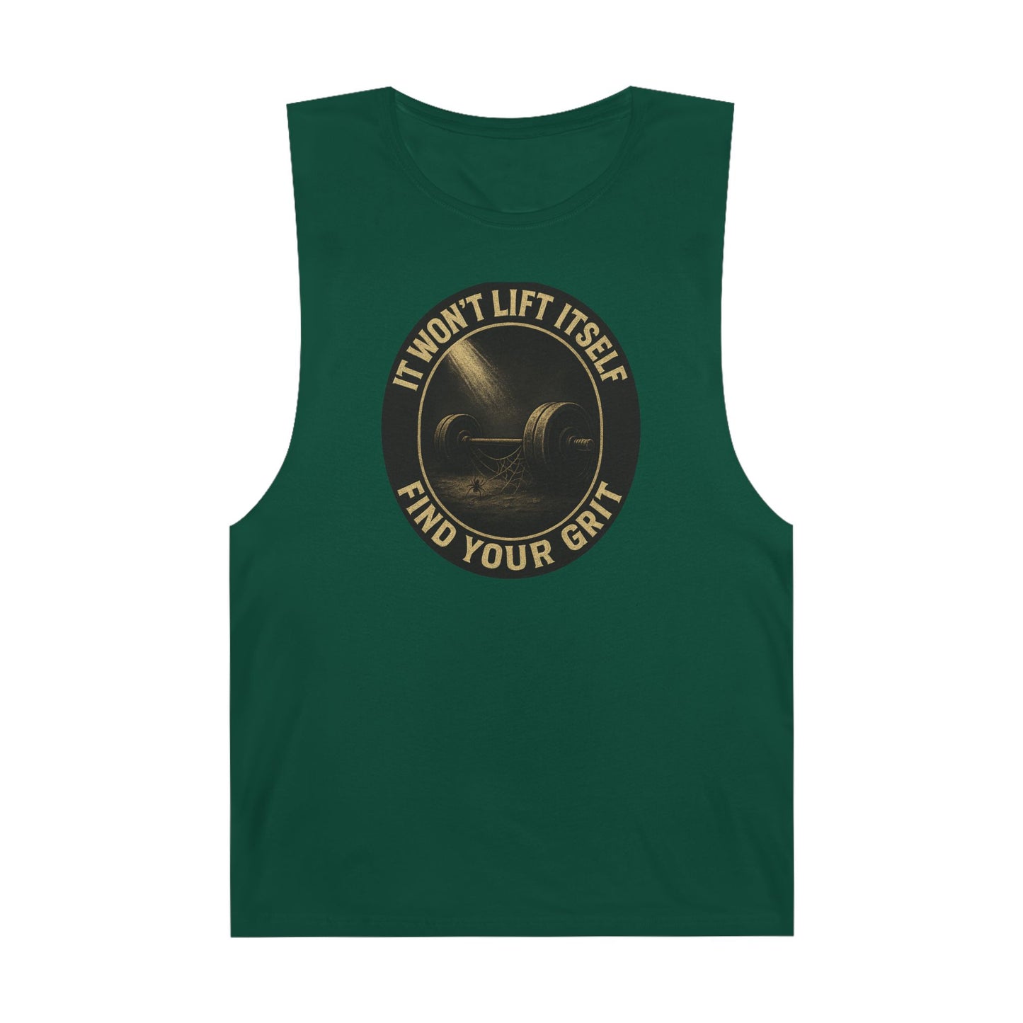 Grit Forge Athletics - "It Won't Lift Itself" Motivational Tank Top