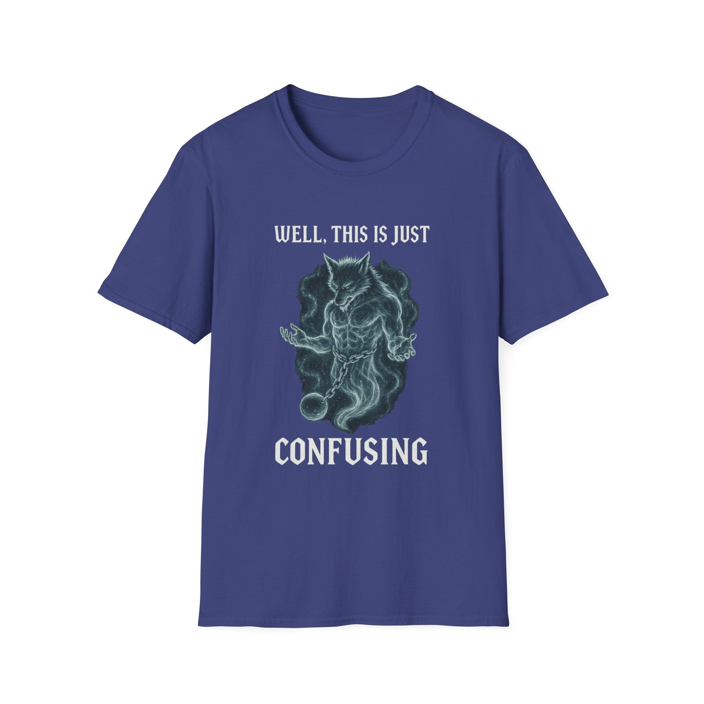 Confusing WereGhost Graphic Softstyle Halloween Tee-Shirt