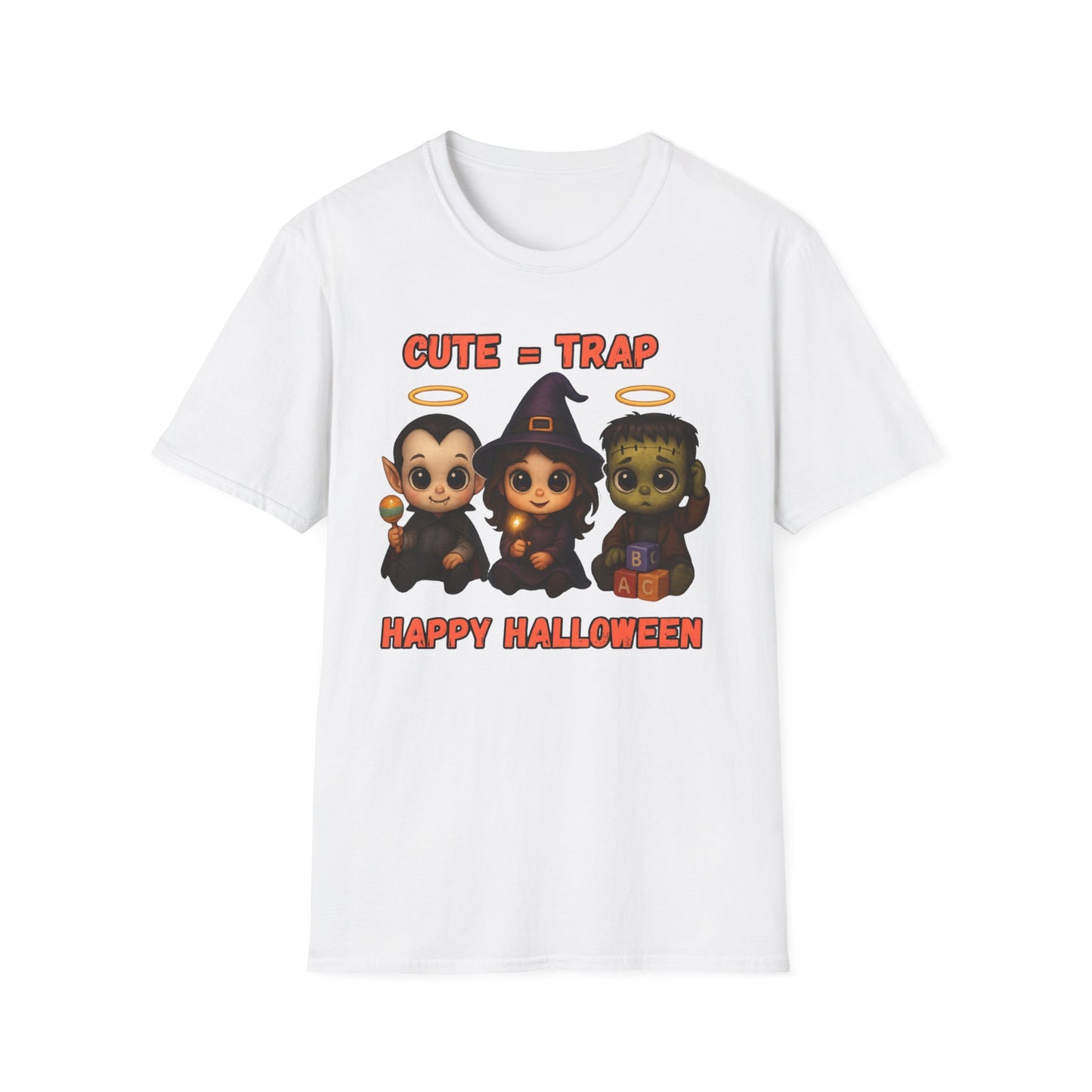 Cute Halloween Baby Monster Softstyle Tee-Shirt