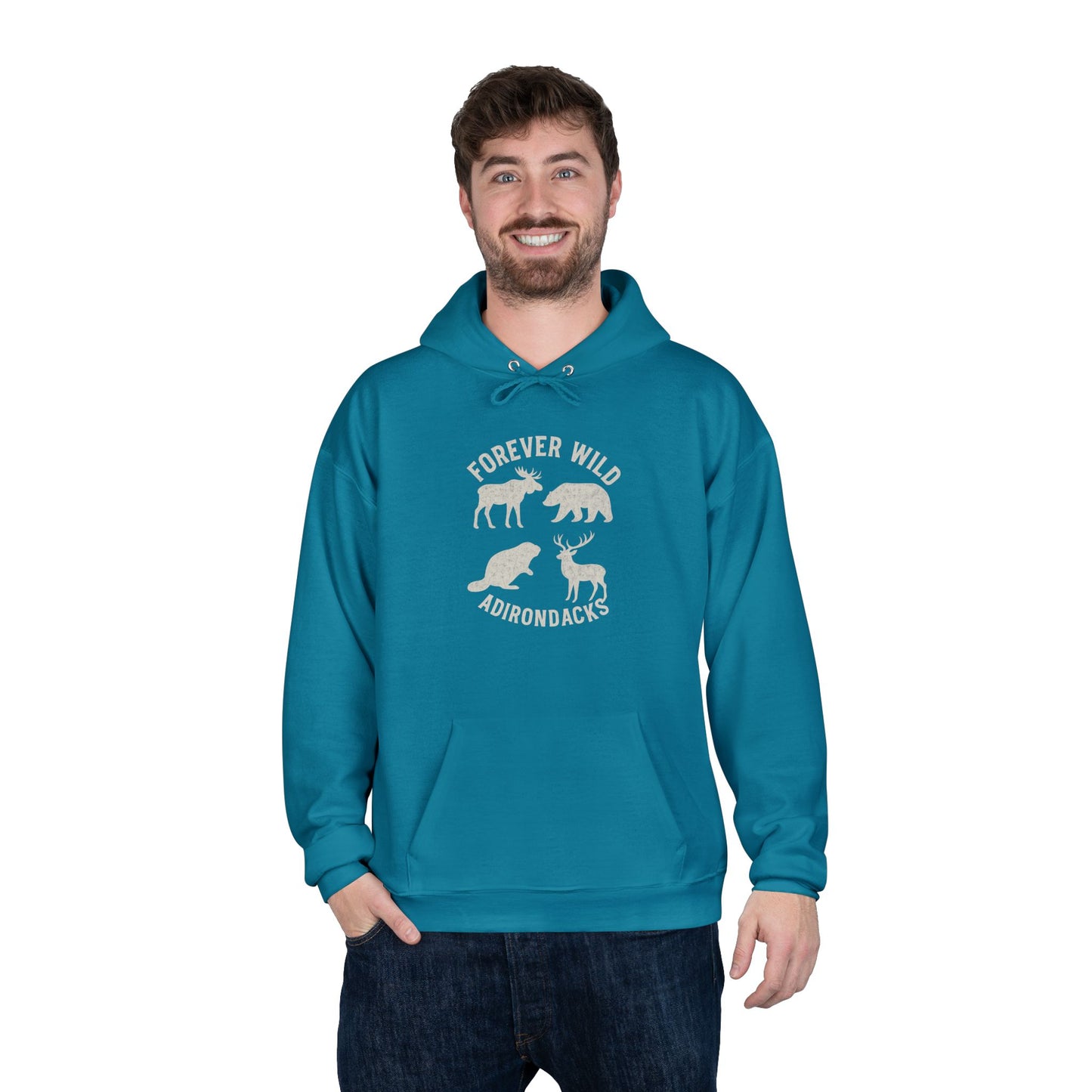Cozy Adirondack Hoodie - "Forever Wild"