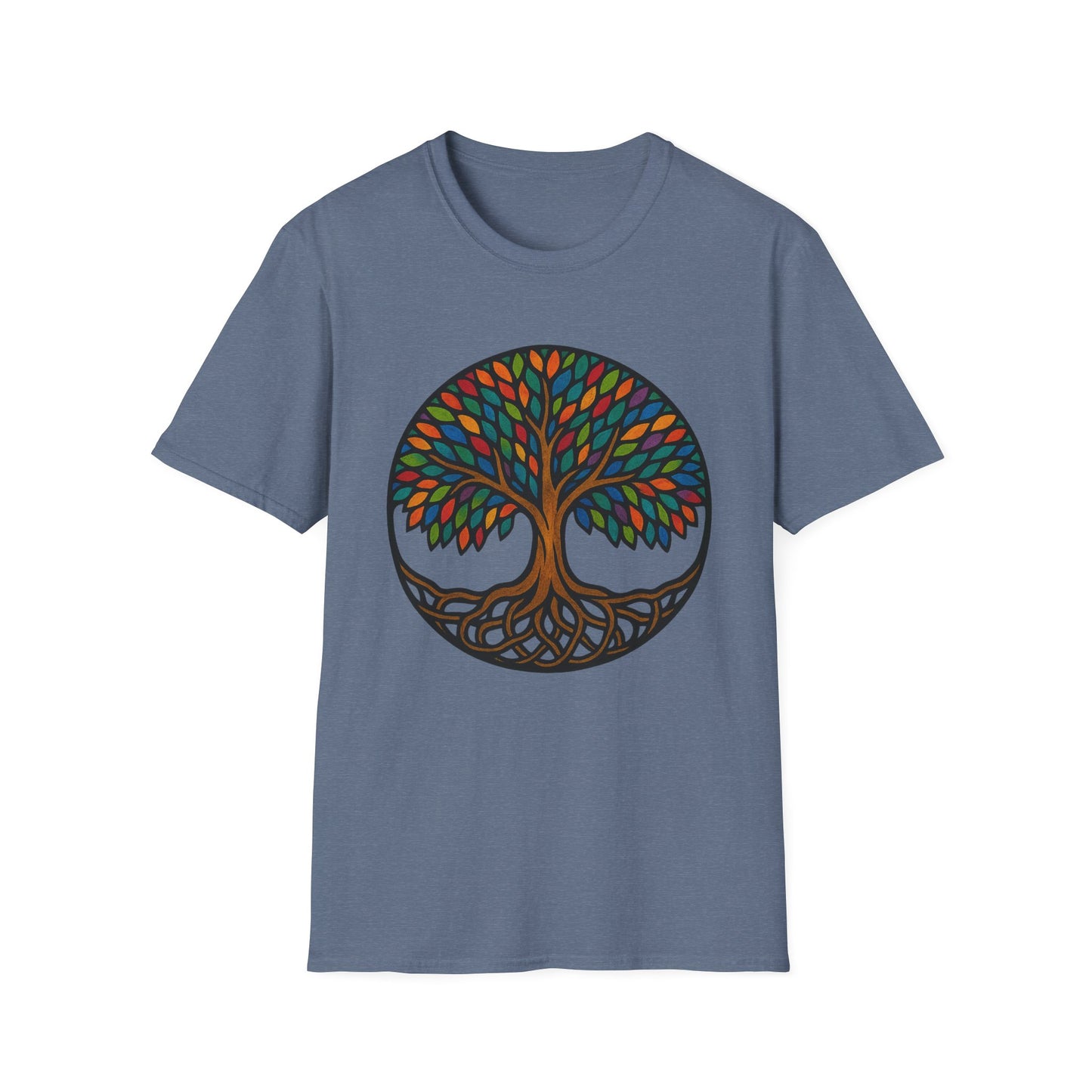 Yggdrasil, Tree of Life Softstyle Casual Tee-Shirt