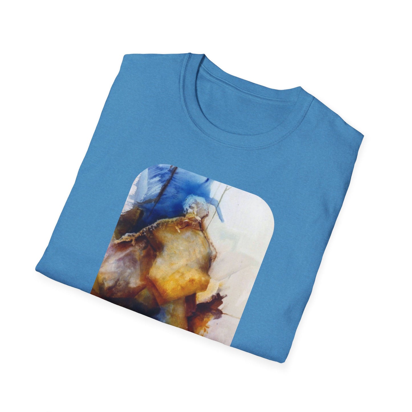 Creative 1960s-Era Authentic Painting Print Tee - "Allfather's Gambit"