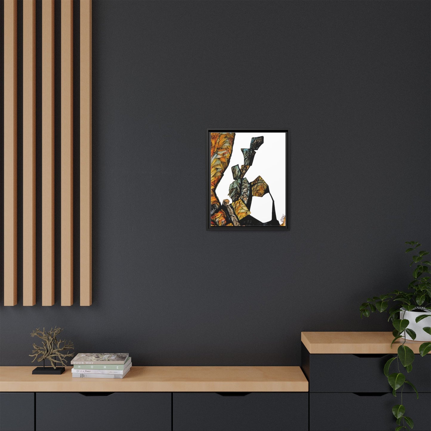 Creative 1960s Authentic Artwork - "Balance"