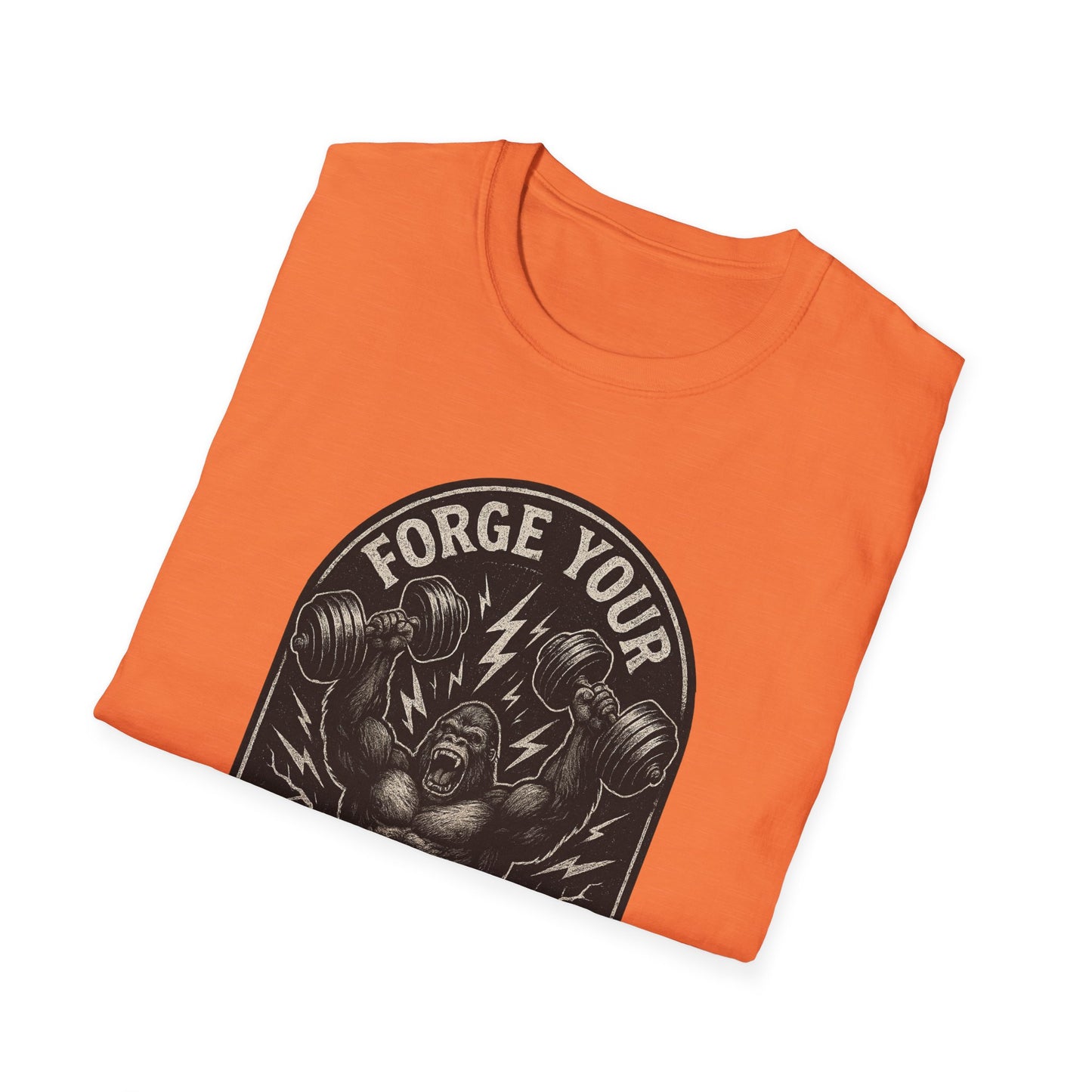 Grit Forge Athletics - "Forge Your Form" Weight Lifting Tee